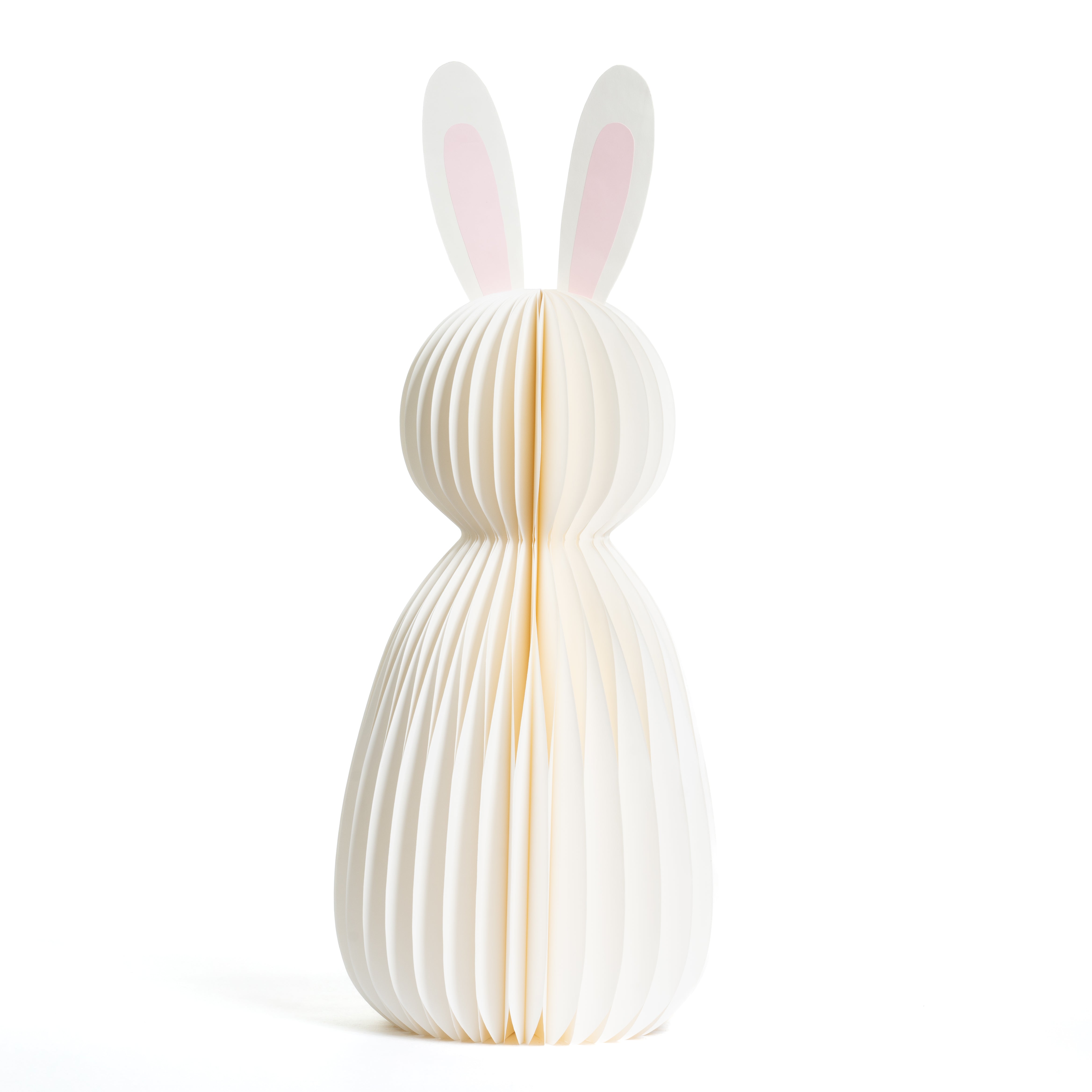 Decorazione coniglio in carta da 90CM, Bianco