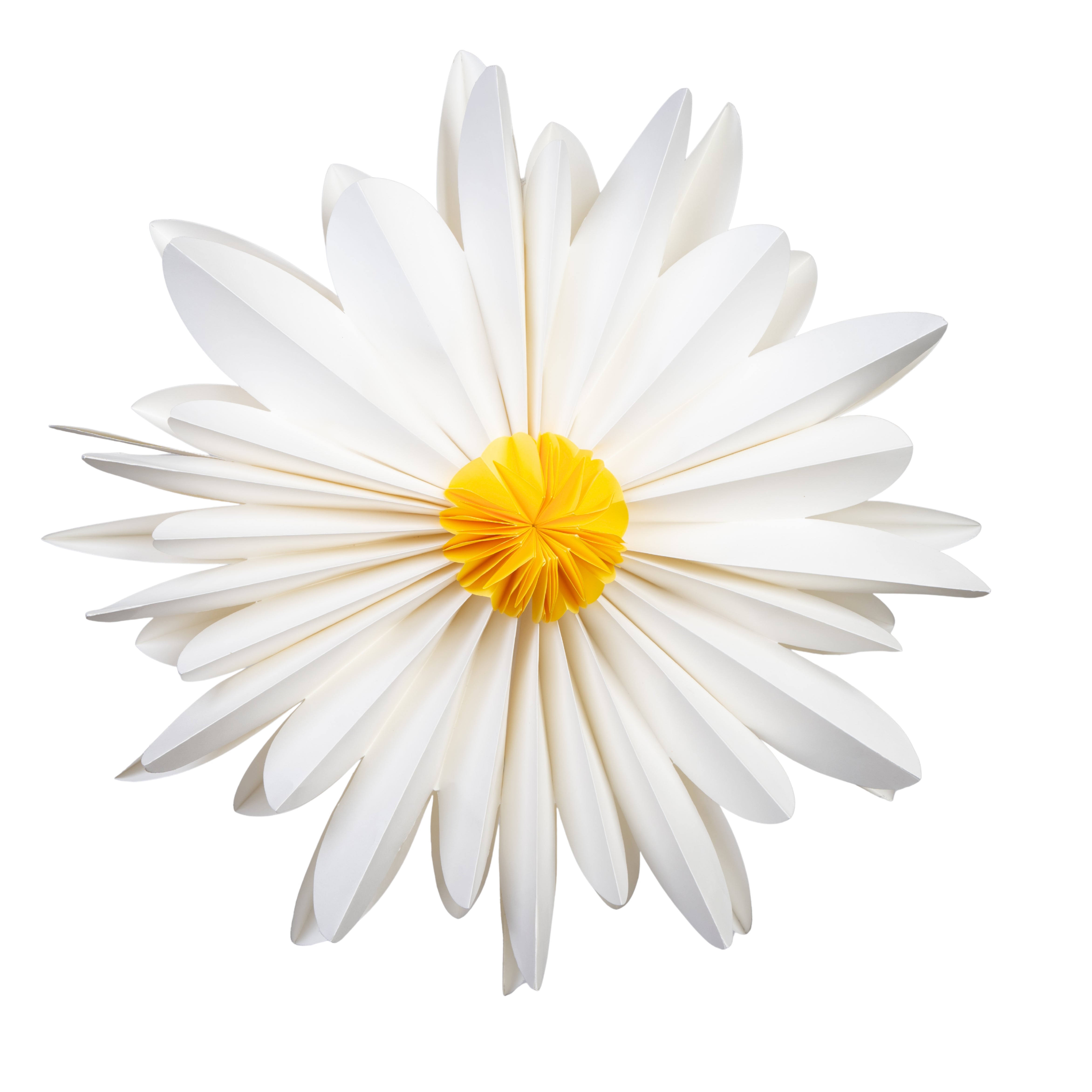 Decorazione fiore in carta con diametro da 50CM, Bianco