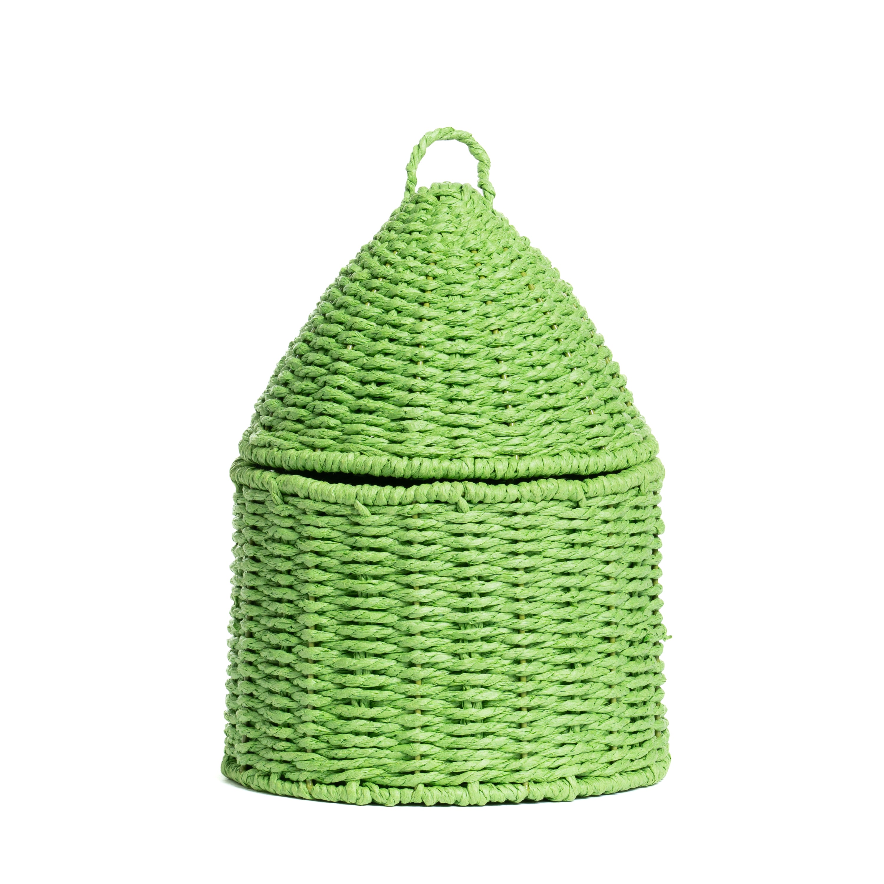Set 2 cesti con coperchio in juta verde,composizioni floreali, confezioni