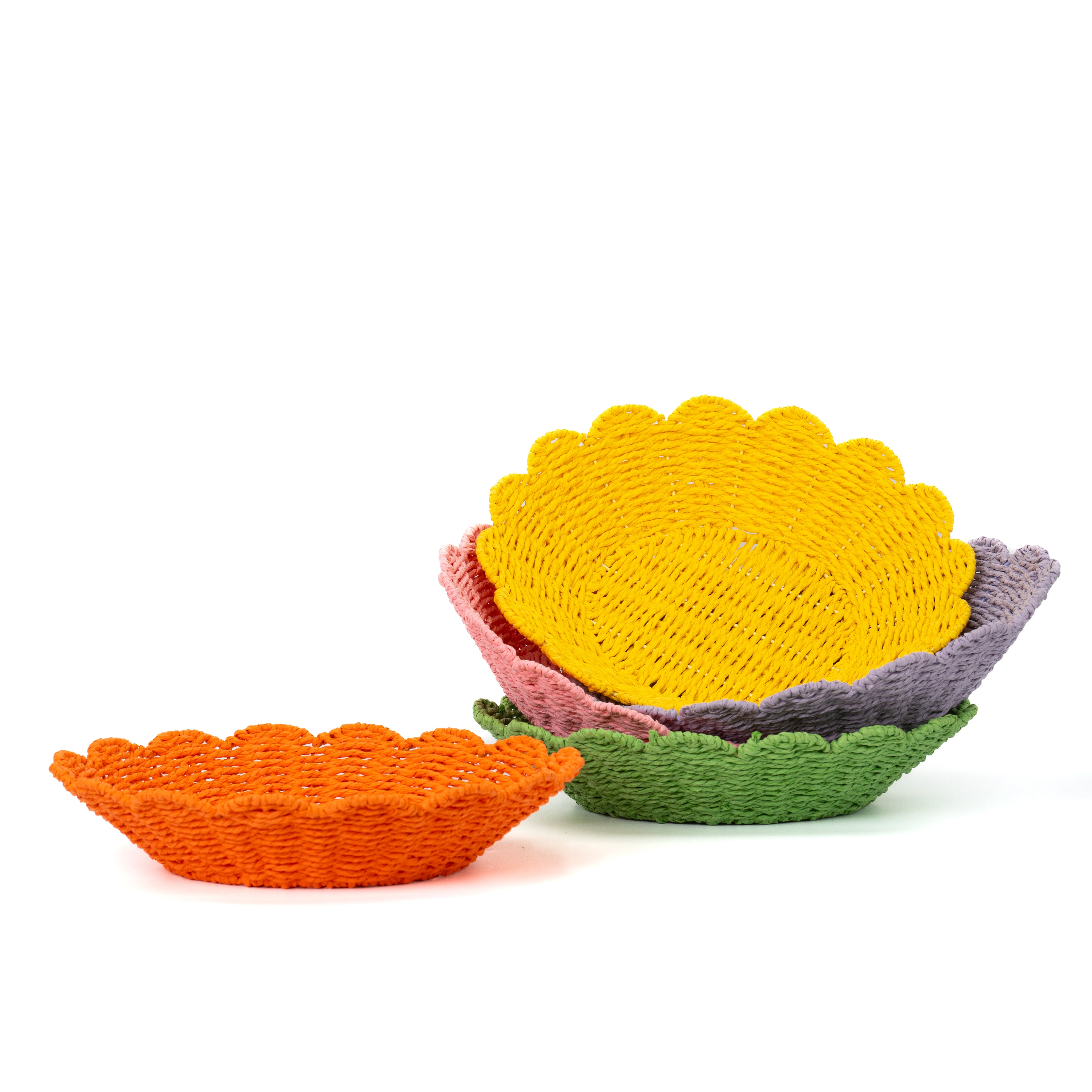 Vassoio in materiale juta intrecciato, 36x8cm, confezioni per pasqua, idea regalo
