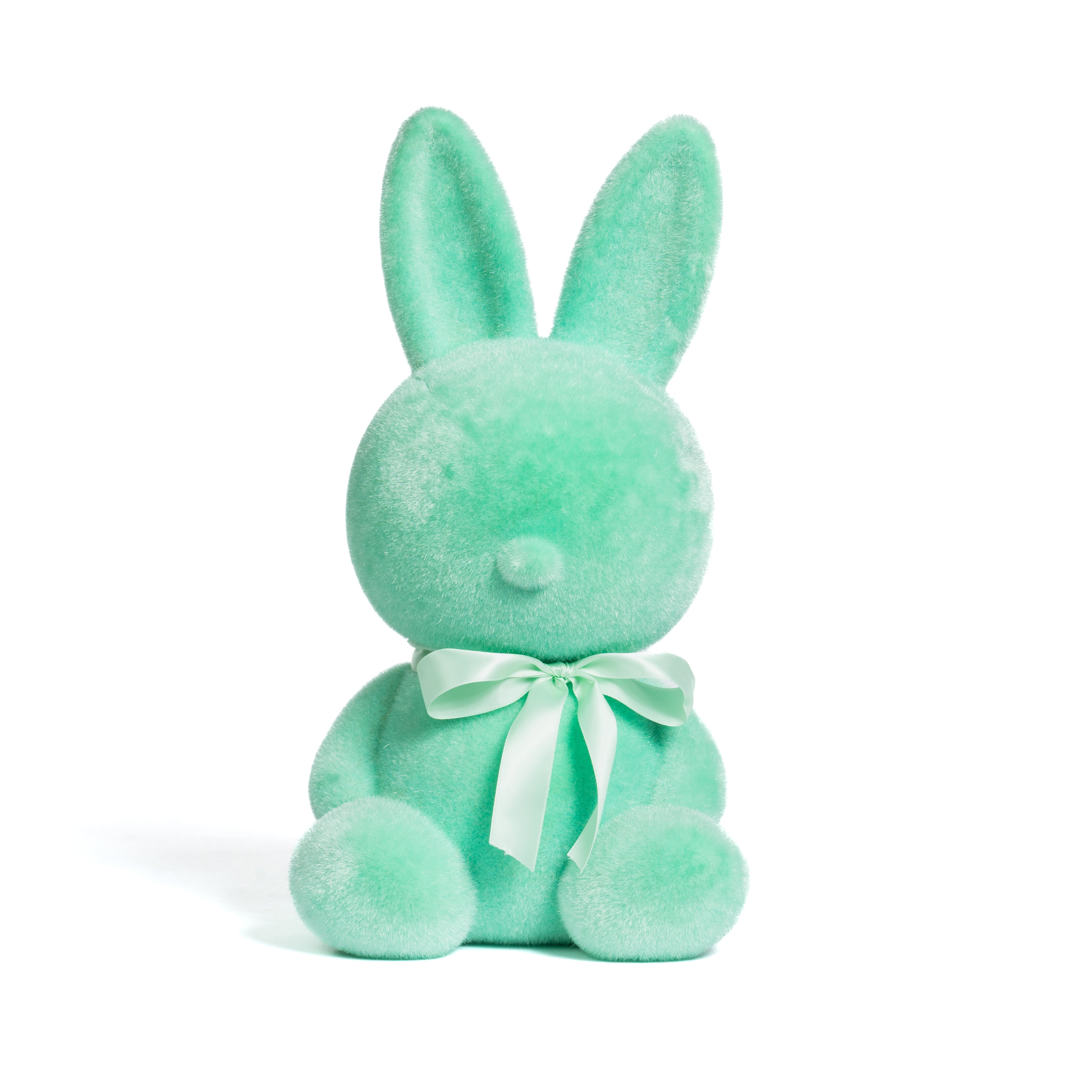 Coniglio paffuto decorativo floccato tiffany da 40CM, idea regalo, allestimento