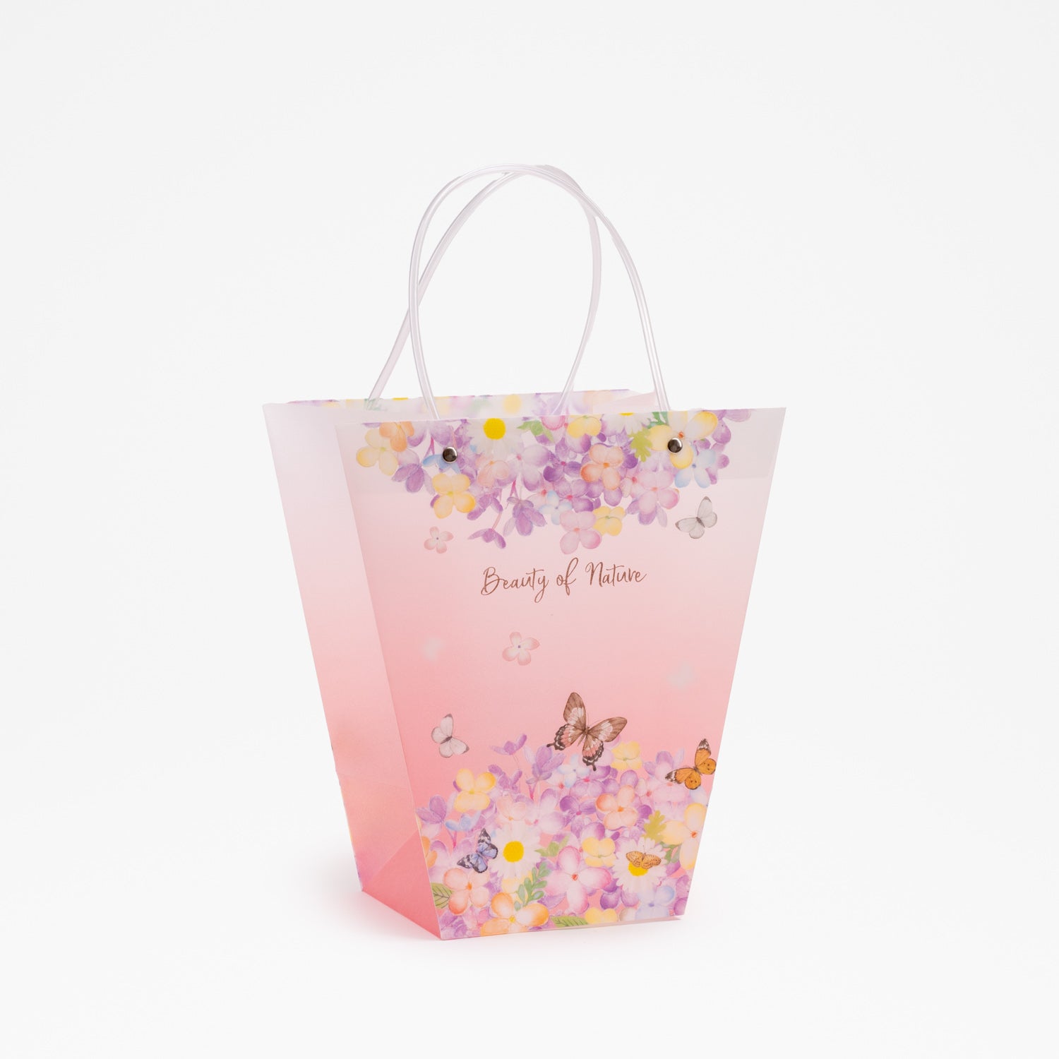 Busta Shopper Primavera 22x13x15x30H, confezioni per pasqua, regalo