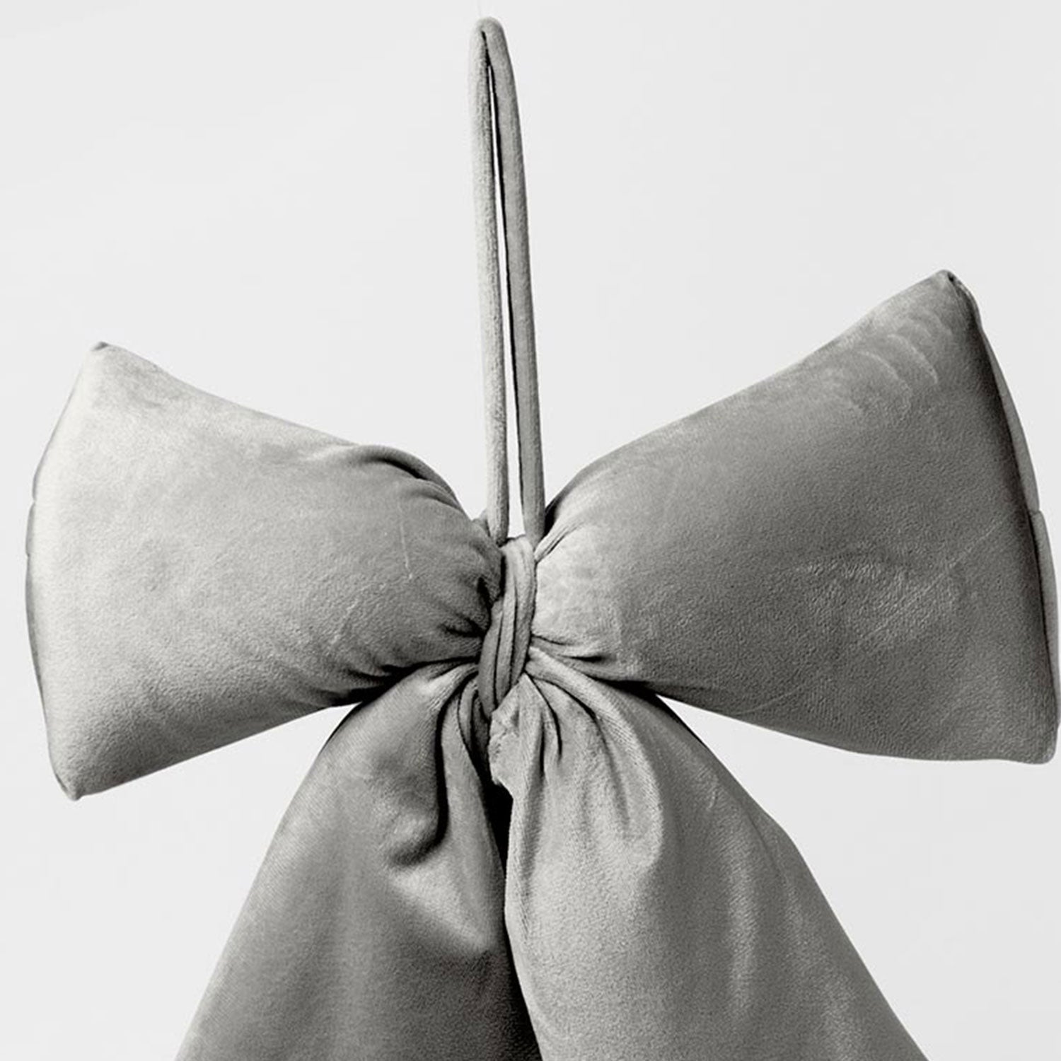 Fiocco in Velluto grigio, 35X60CM