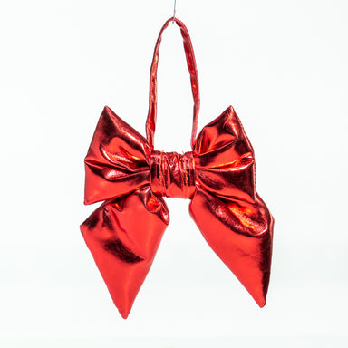 Fiocco in Pelle Rosso piccolo