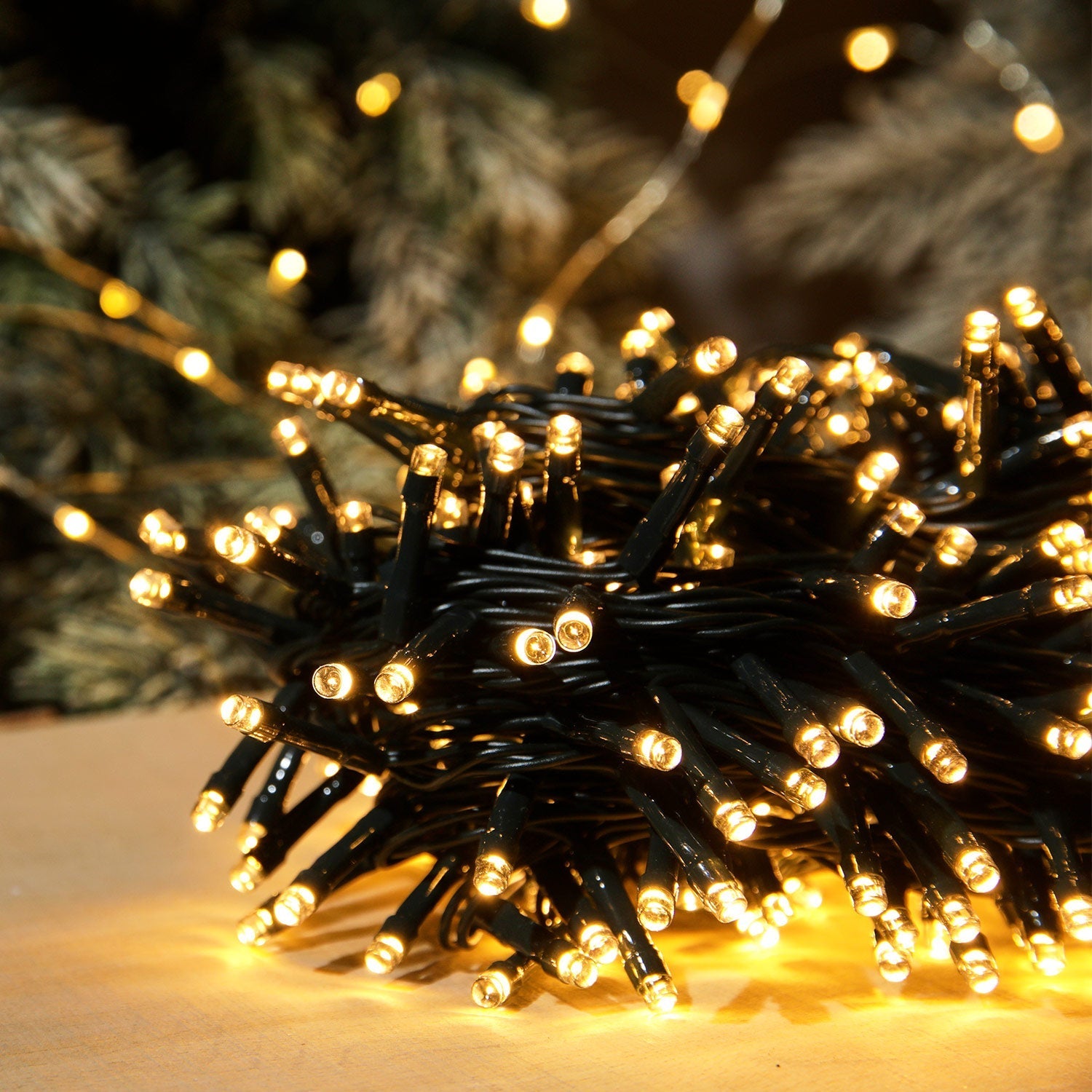 Luce di natale calda 960 LED 38,60m