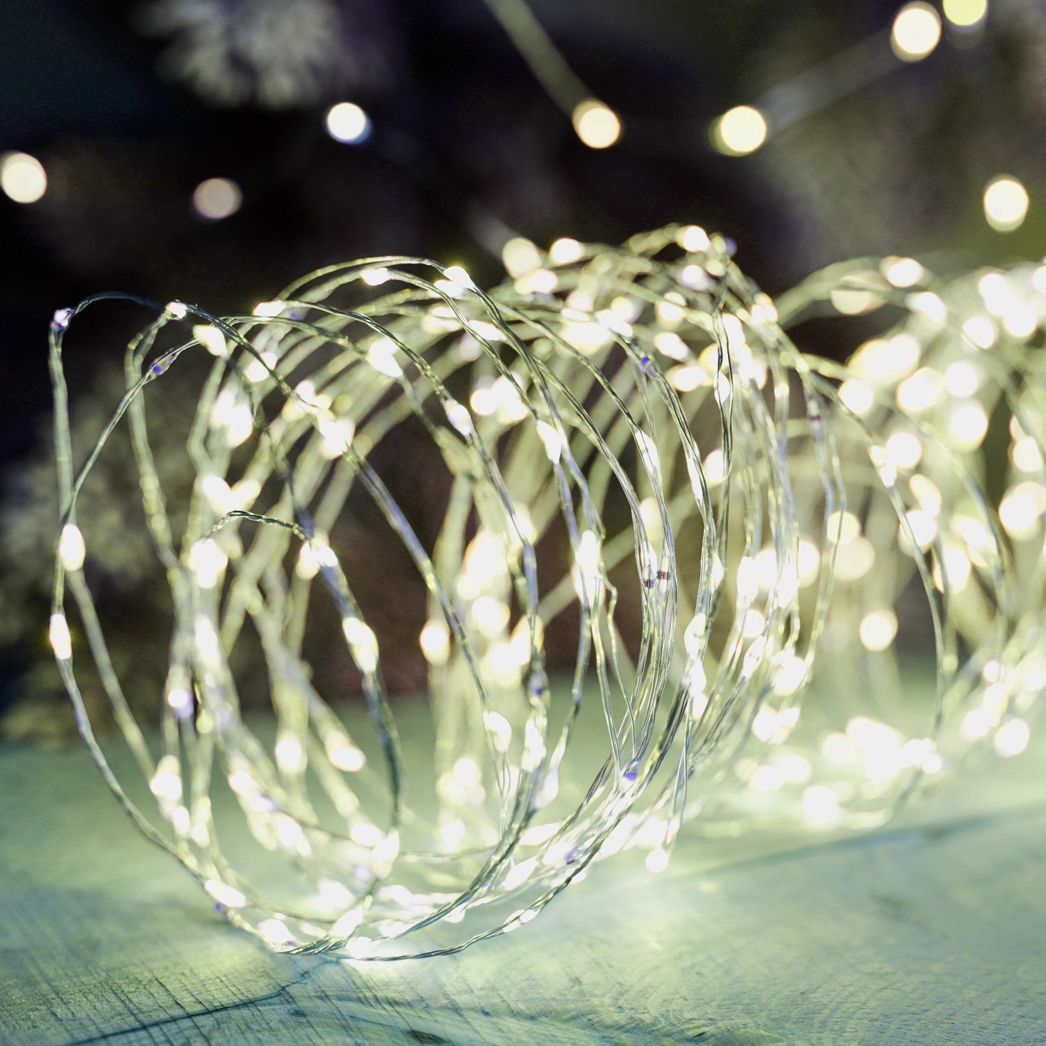 Luce di natale copper 450 MICROLED luce calda con flash 27,5 m