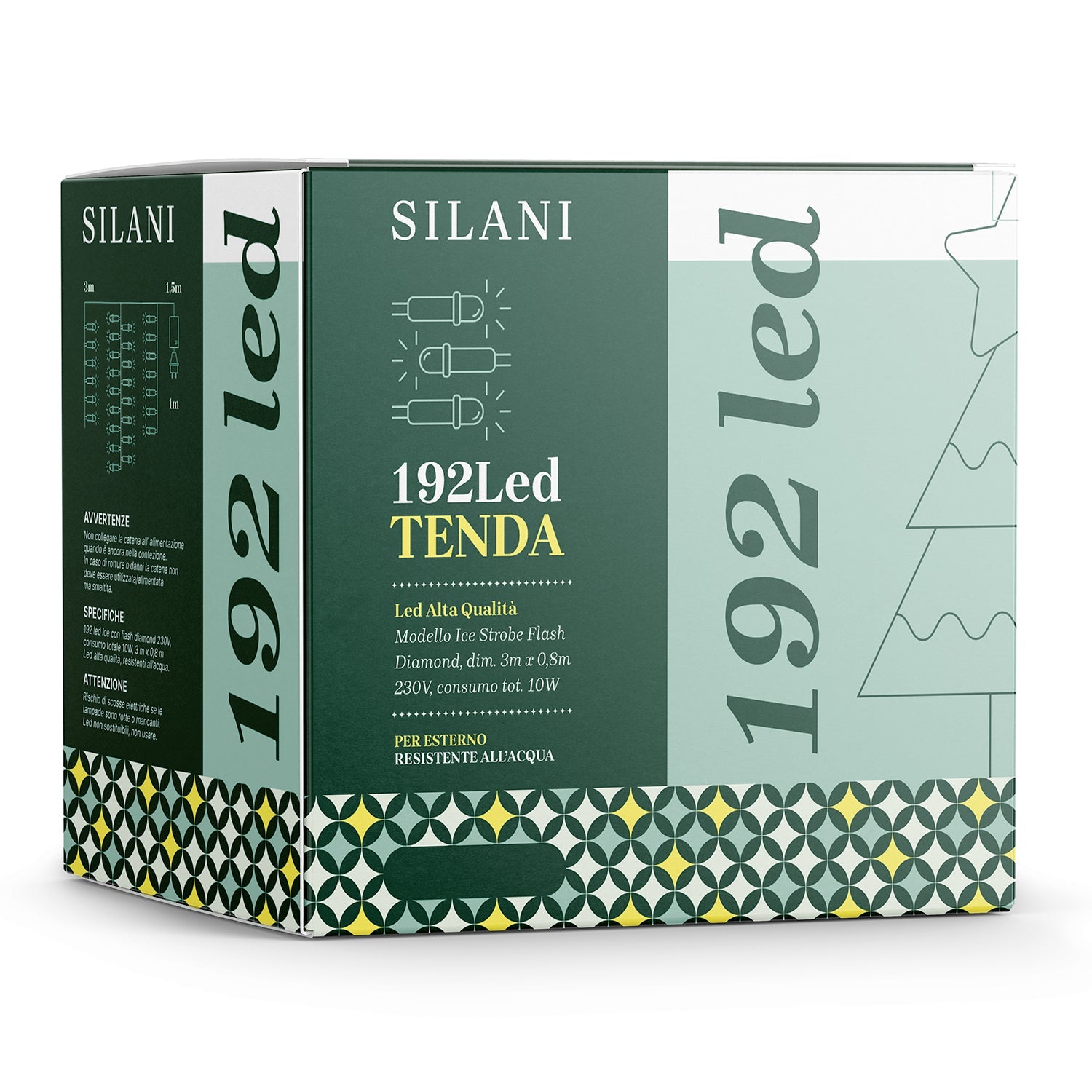 Tenda 192 Led Strobe flash diamond Professionale