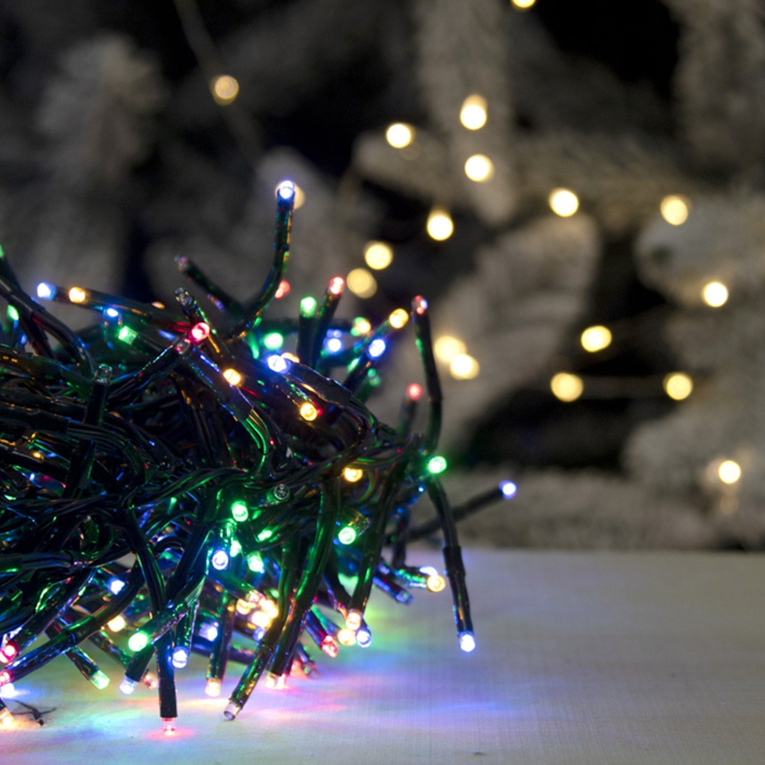Luce di natale cluster Mix Color 1500 LED 30cm