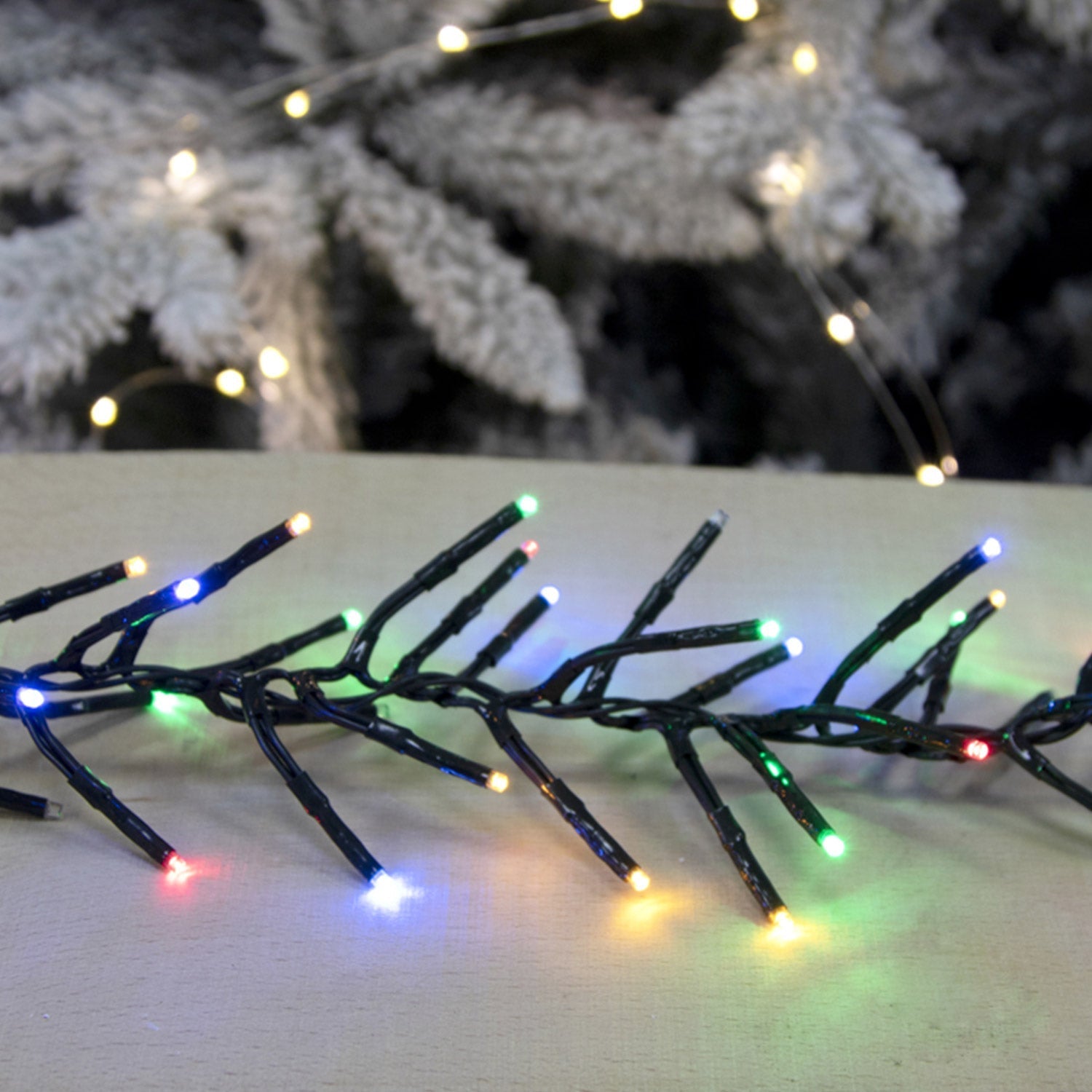 Luce di natale cluster Mix Color 1500 LED 30cm