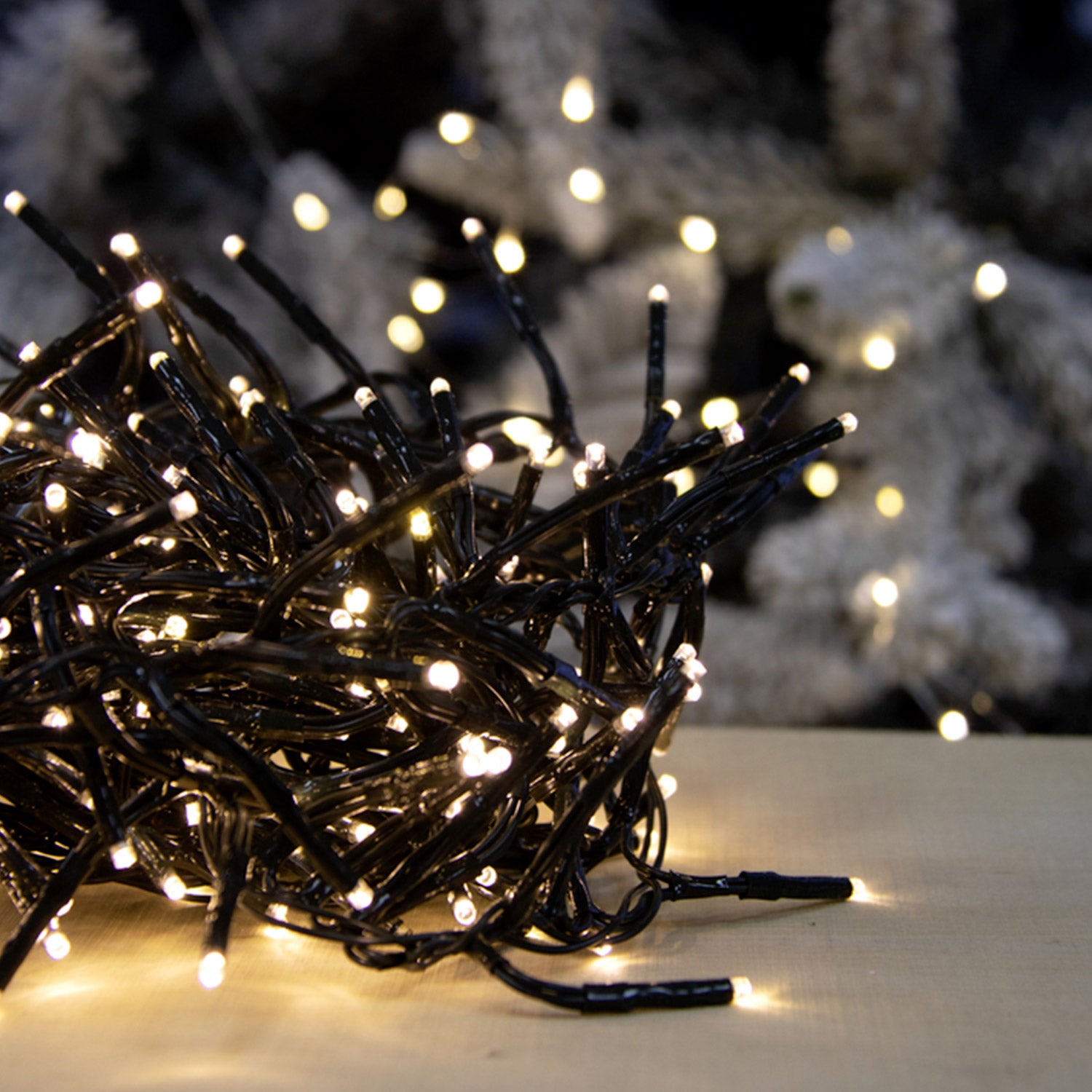 Luce di natale cluster calda 1500 LED 30cm