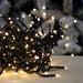 Luce di natale cluster calda 1500 LED 30cm