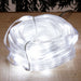 Luce di natale  copper piattina 100 MICROLED luce Bianca con flash 10m