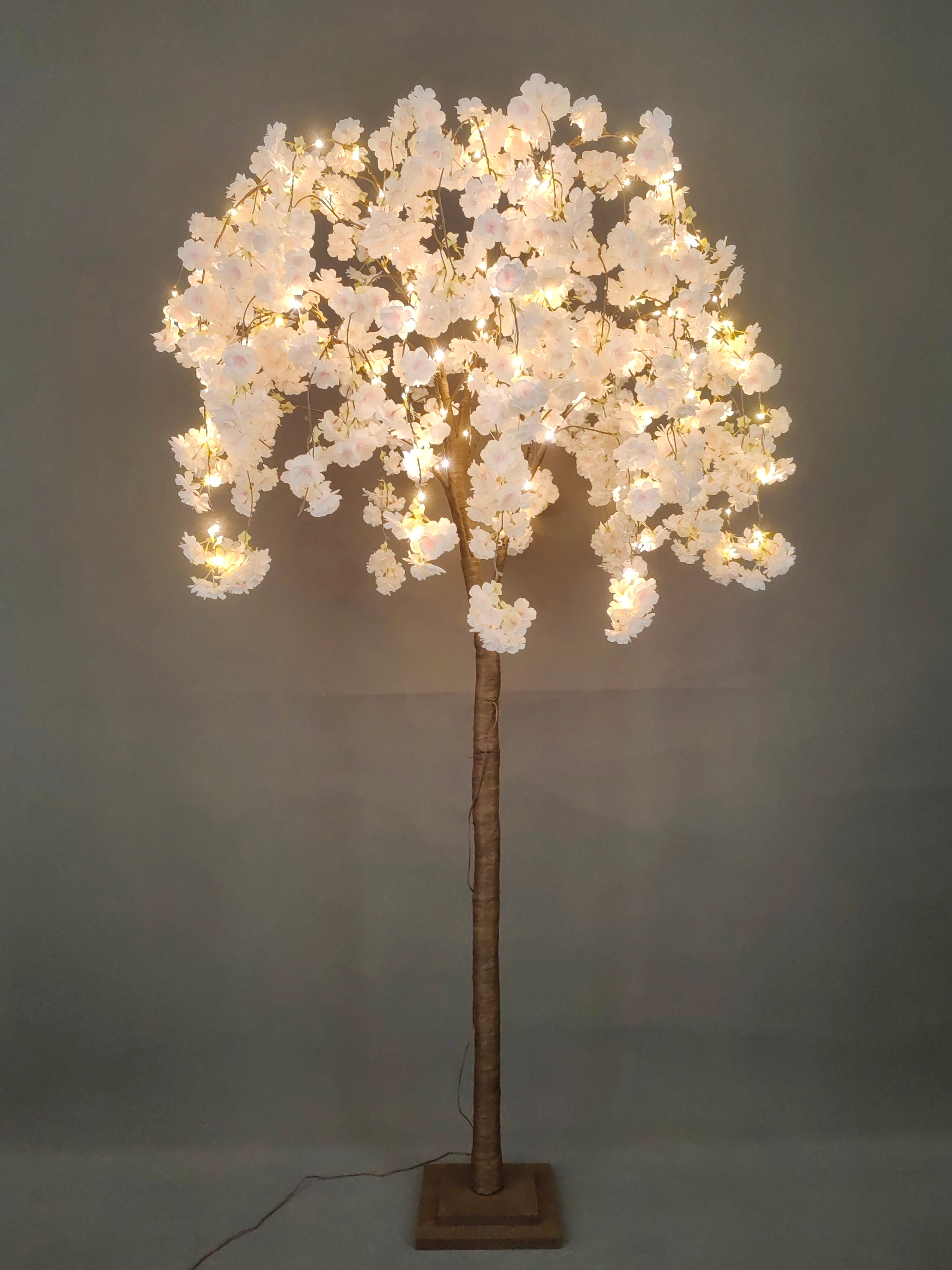 Albero led di ciliegio Bianco, 170CM