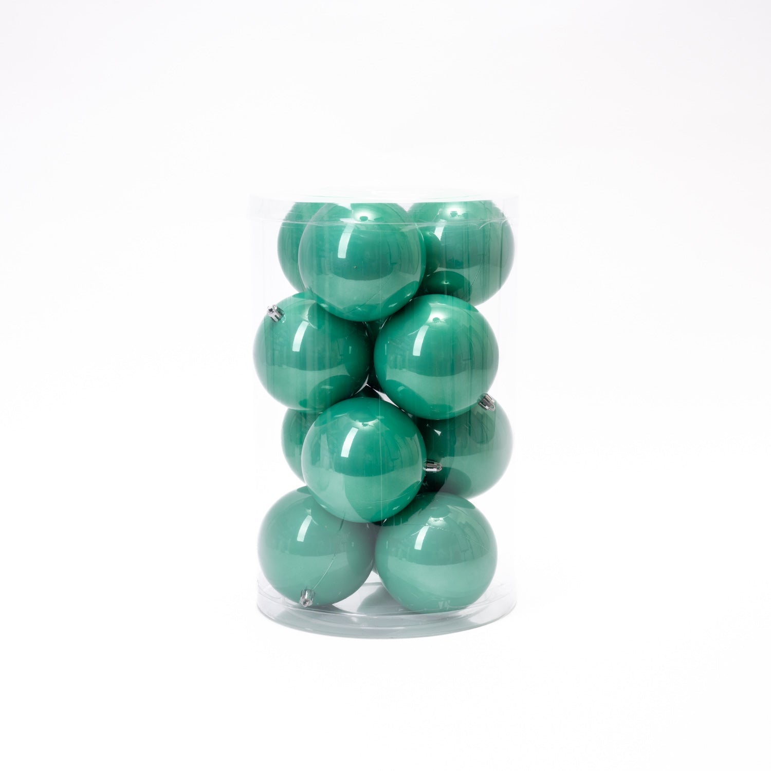Pallina di Natale in plastica, colore verde acqua, diametro 20CM