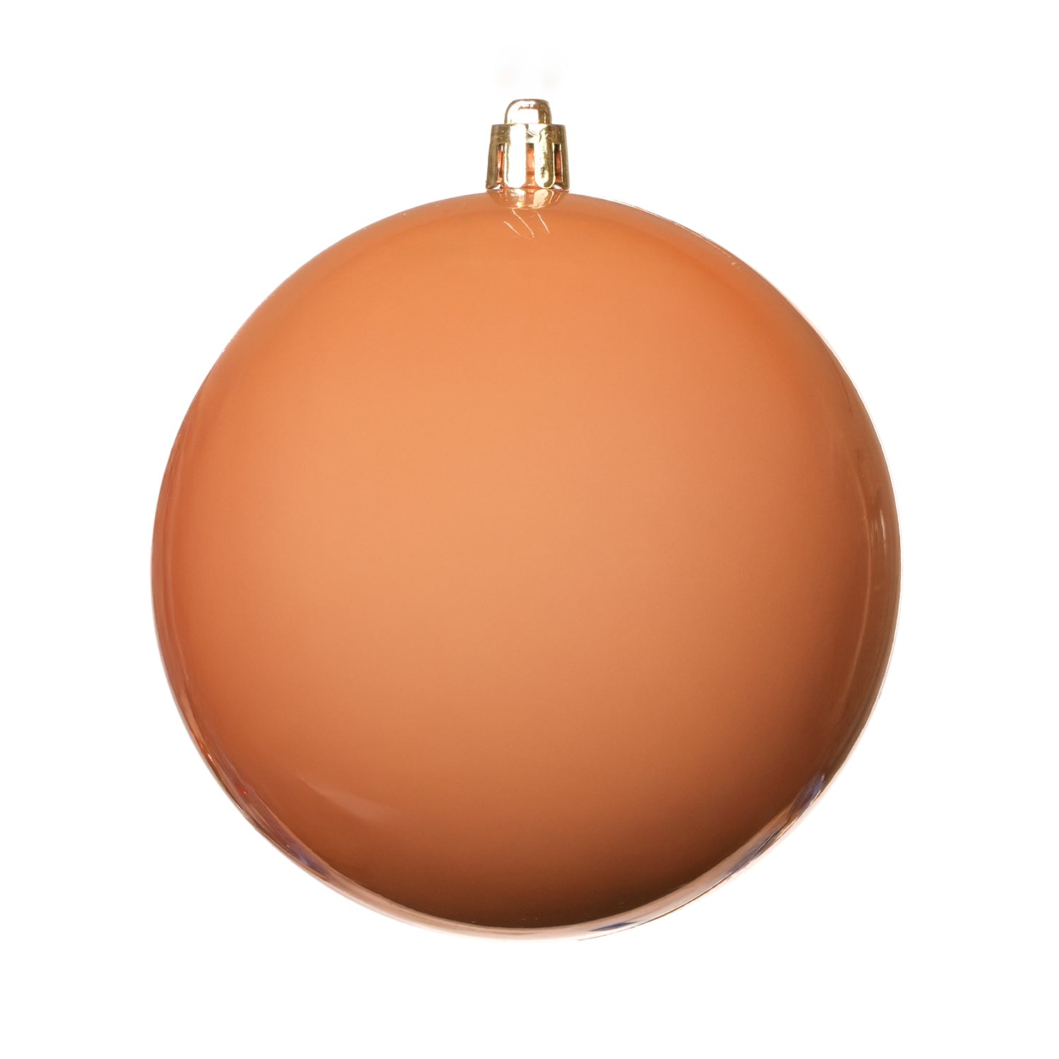 Palline di Natale in plastica, colore oro antico, diametro 8CM