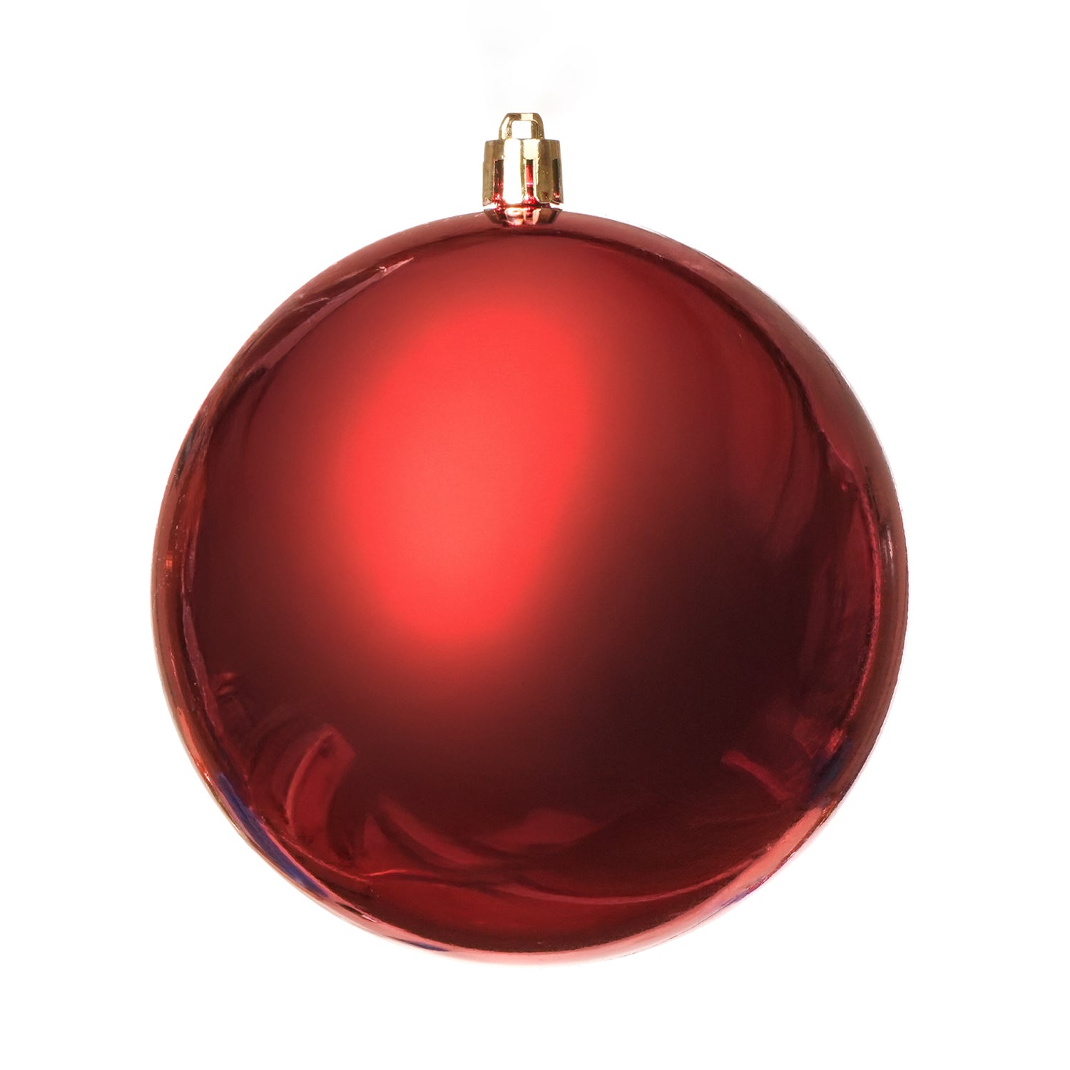 Palline di Natale in plastica, colore granata, diametro 12CM