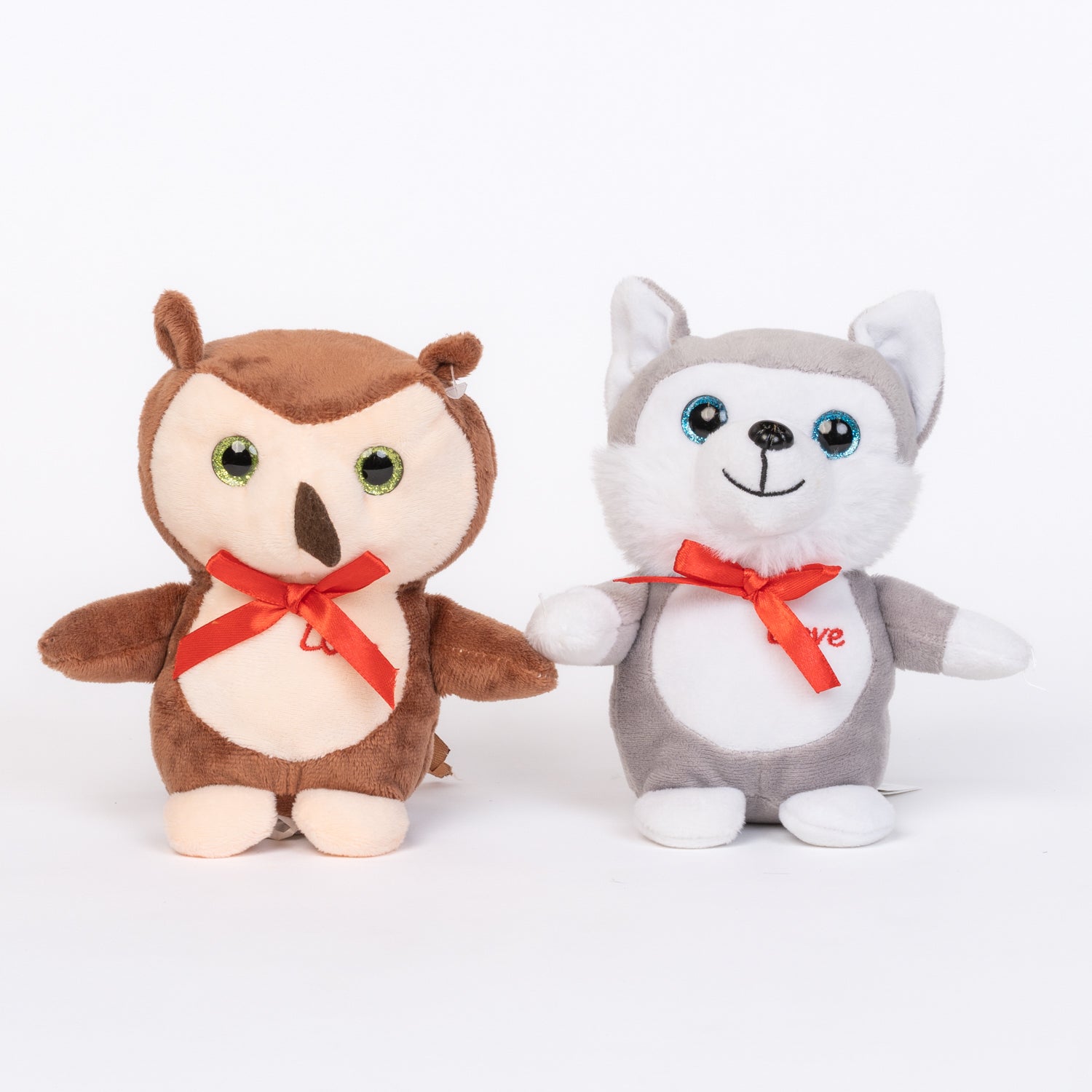 Peluche Animali del bosco 15cm, pupazzi per san valentino, idea regalo