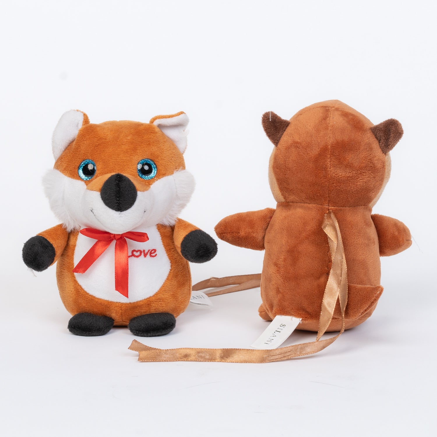 Peluche Animali del bosco 15cm, pupazzi per san valentino, idea regalo