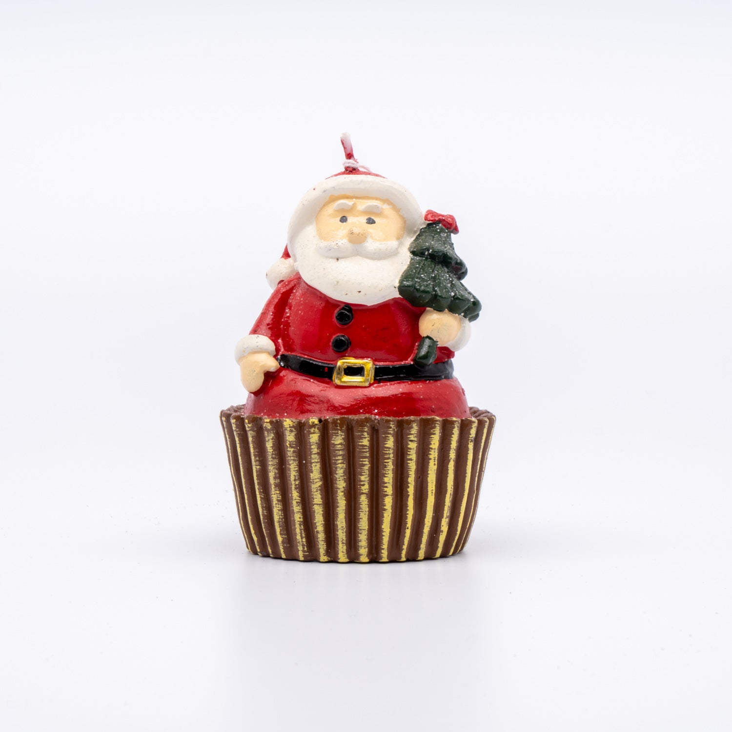 Candela Cupcake Babbo Natale 7X10CM