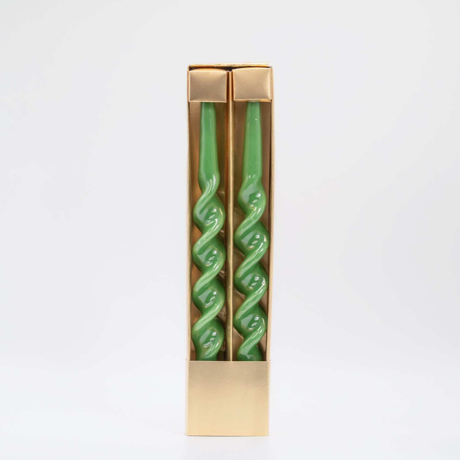 Set 2 candele aspirale 35Cm Verde