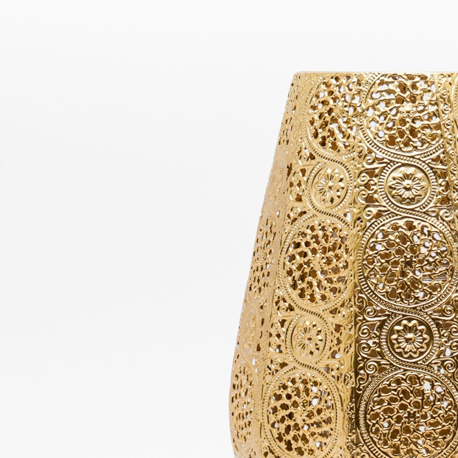 Vaso portacandela Oro 24X24X34CM