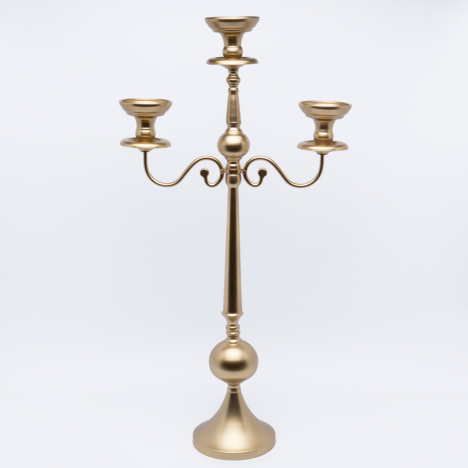 Candelabro Oro 3 bracci 39X15X74CM