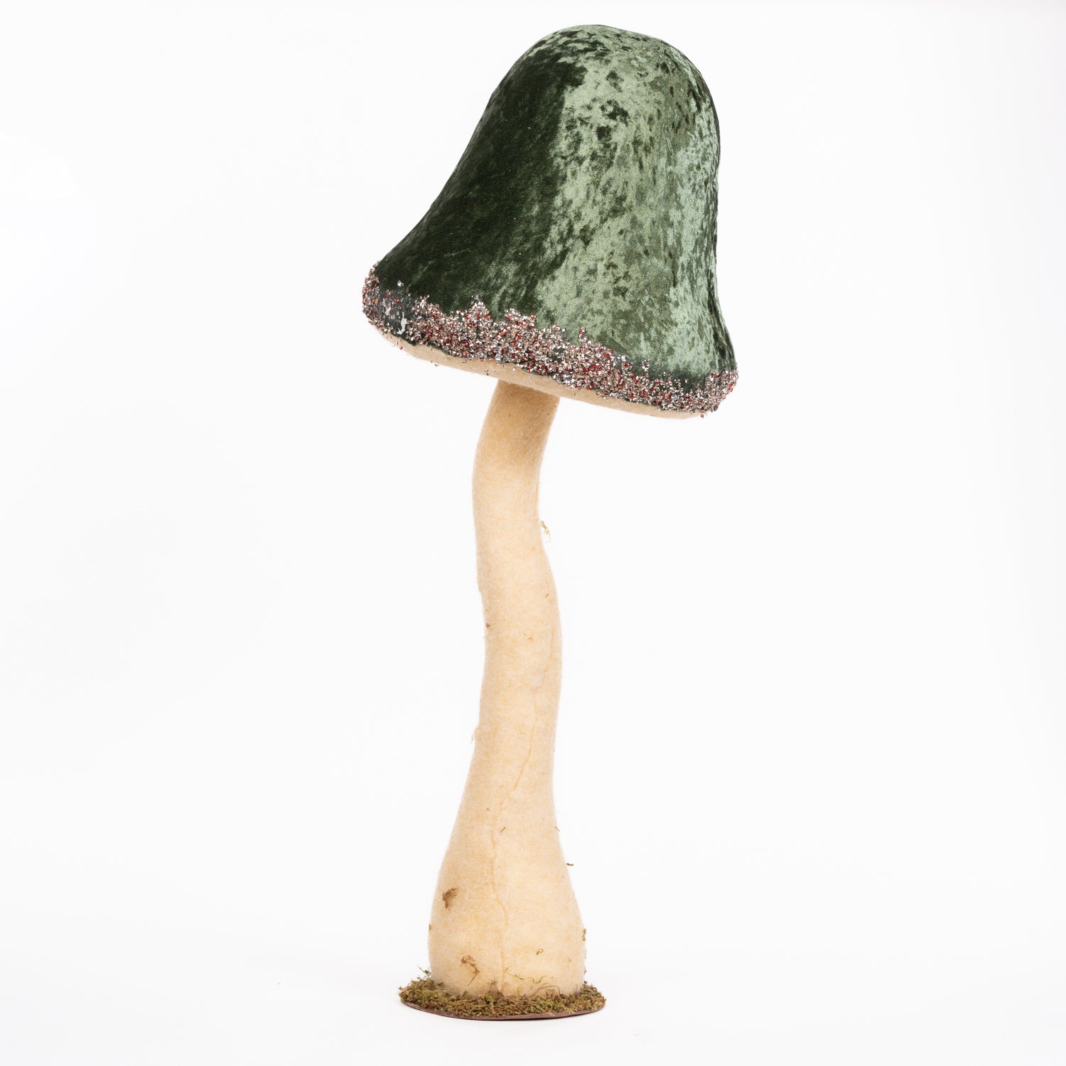 Decorazione fungo verde, 30X82CM