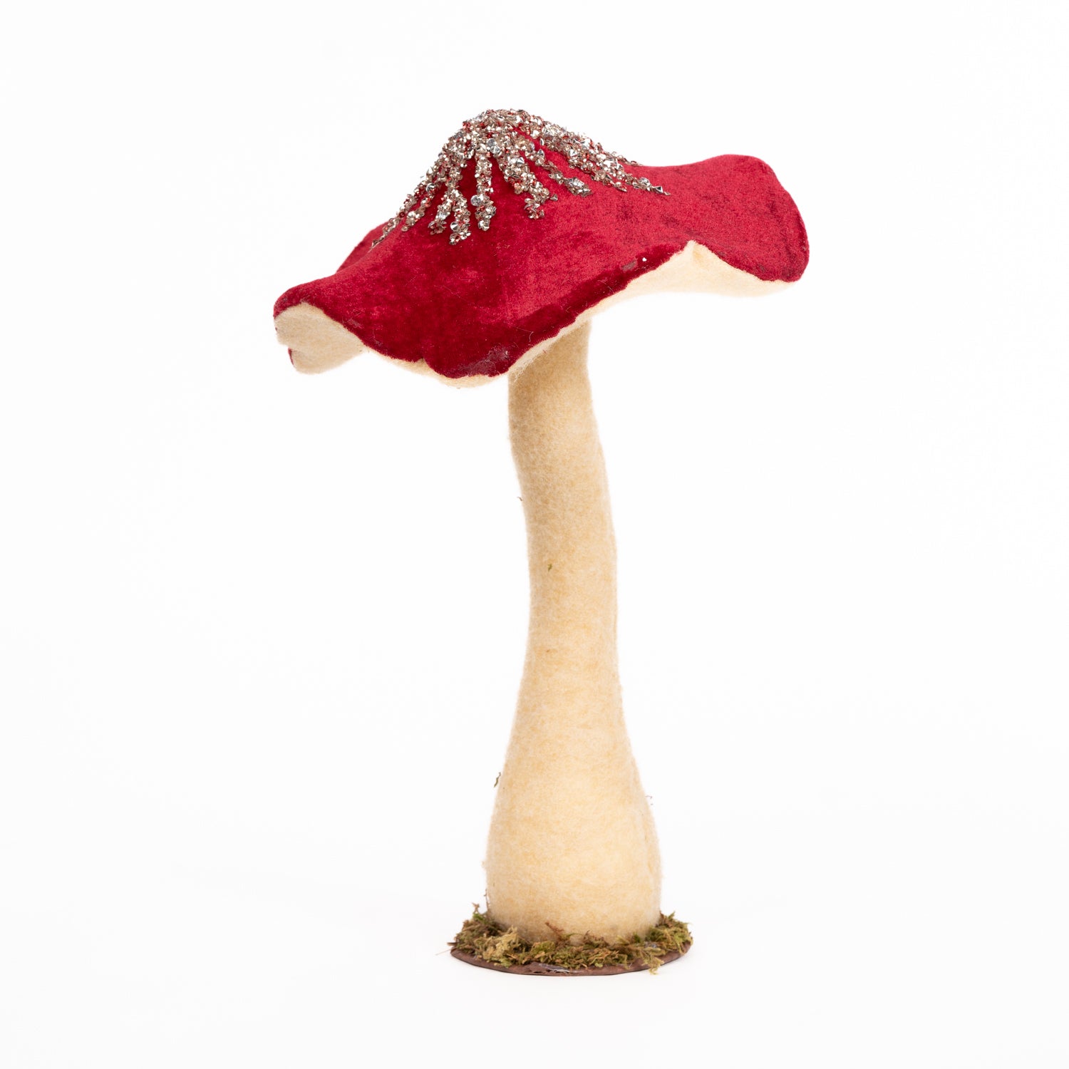 Decorazione fungo bordeaux, 25X45CM