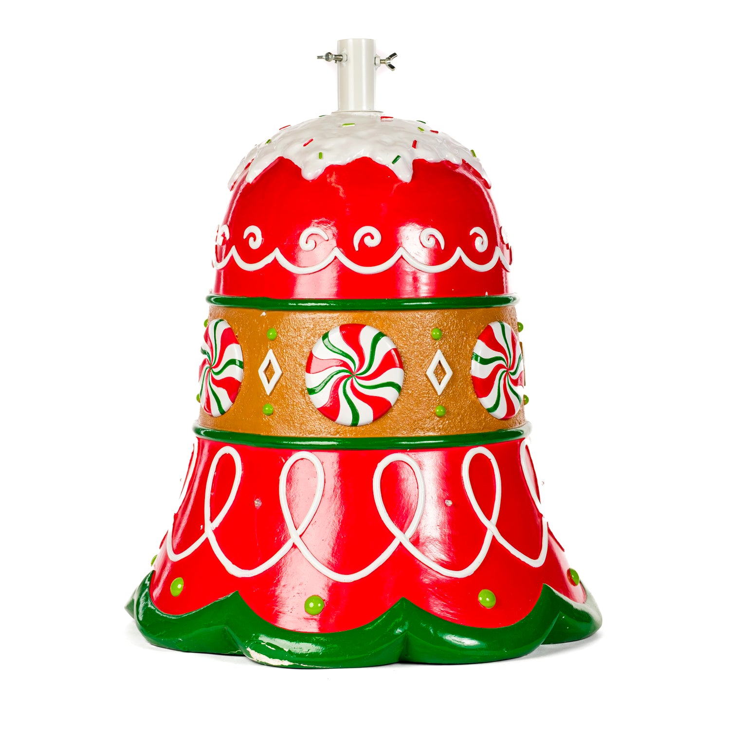 Base albero campana candy con luci