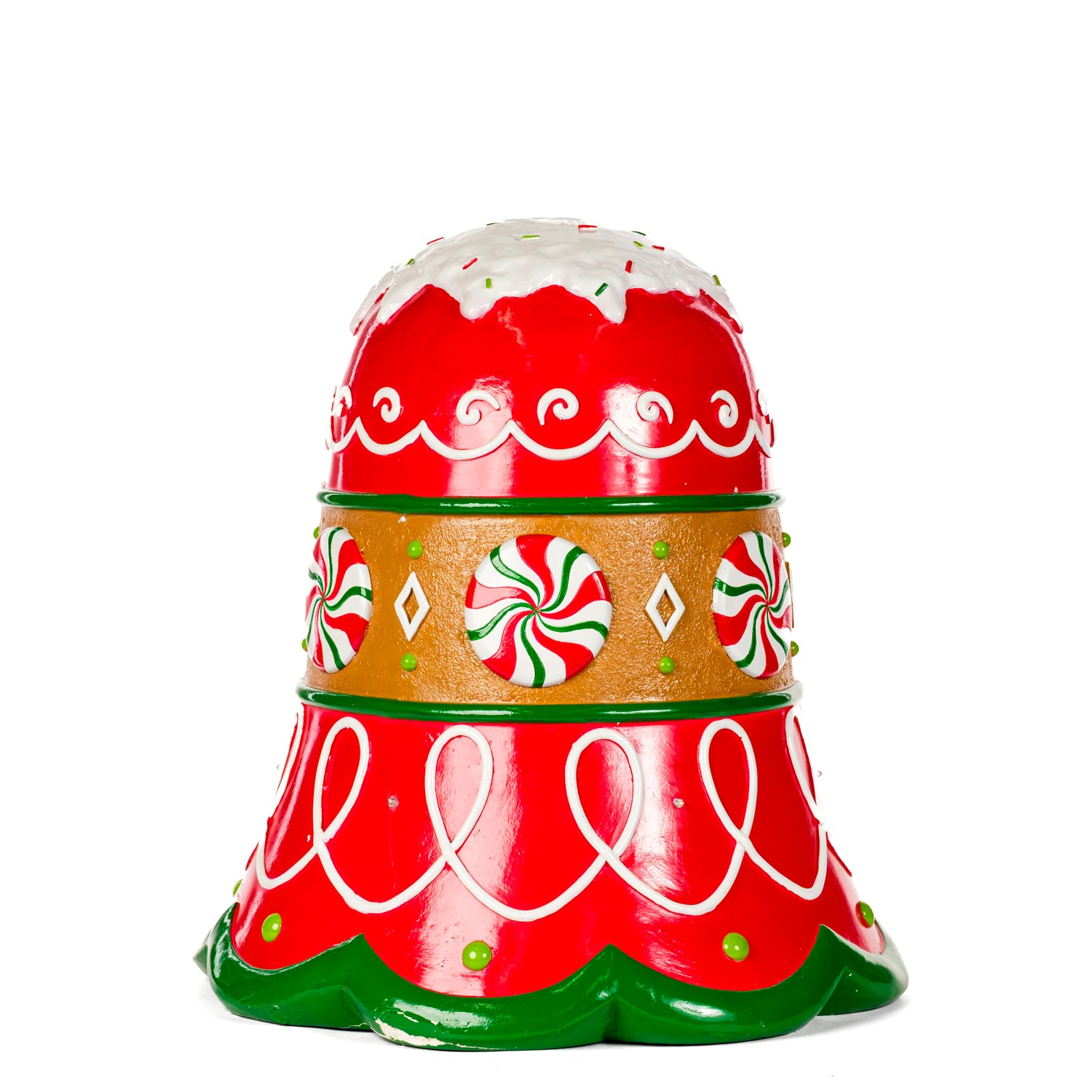 Base albero campana candy con luci