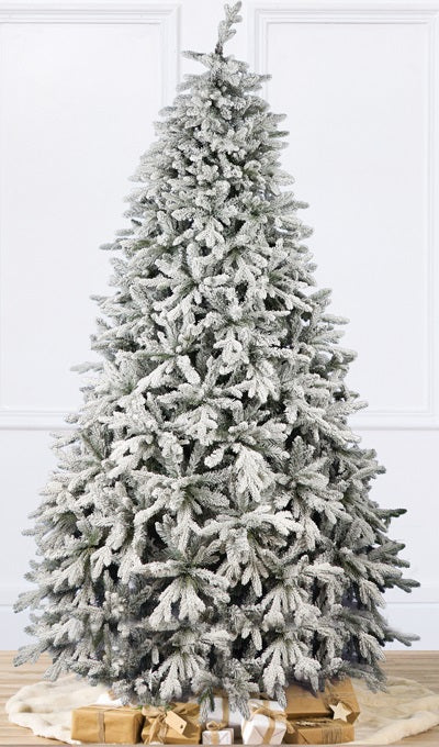 Abete Procera innevato H 240cm, D.170CM