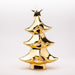 Albero di Natale colore oro con stella 15X15X26CM, decorazione natalizia, idea regalo