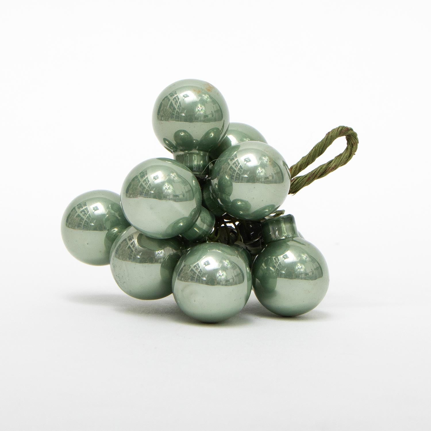Bouquet da 12 sfere in vetro, D.2CM, colore verde acqua