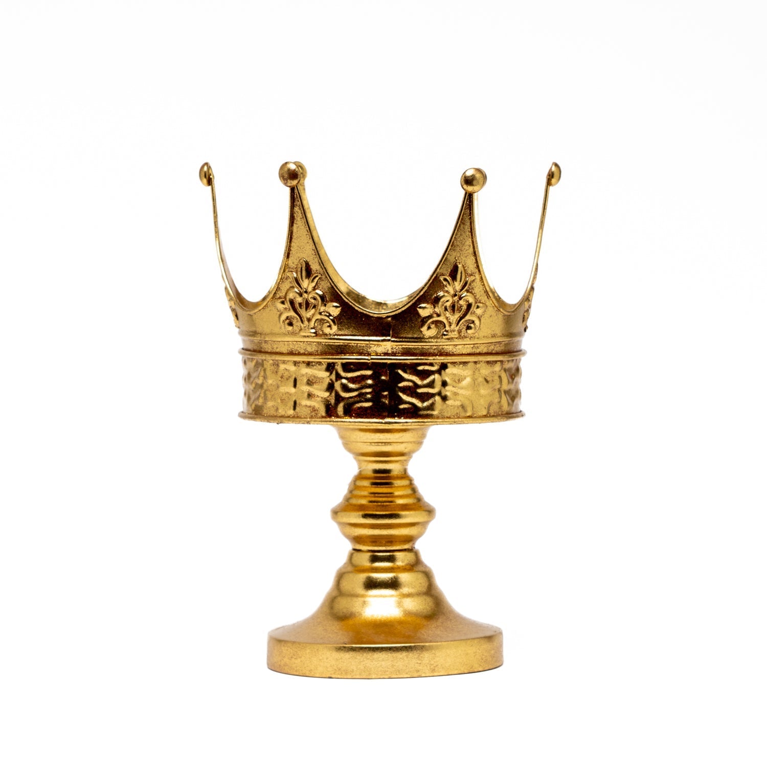 Alzata Corona Retrò Oro 27X35CM