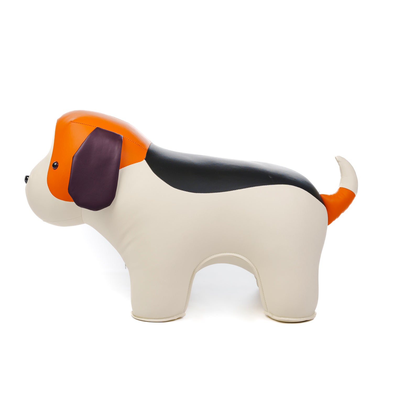 Decorazione a forma di cane in ecopelle 33X66X45CM