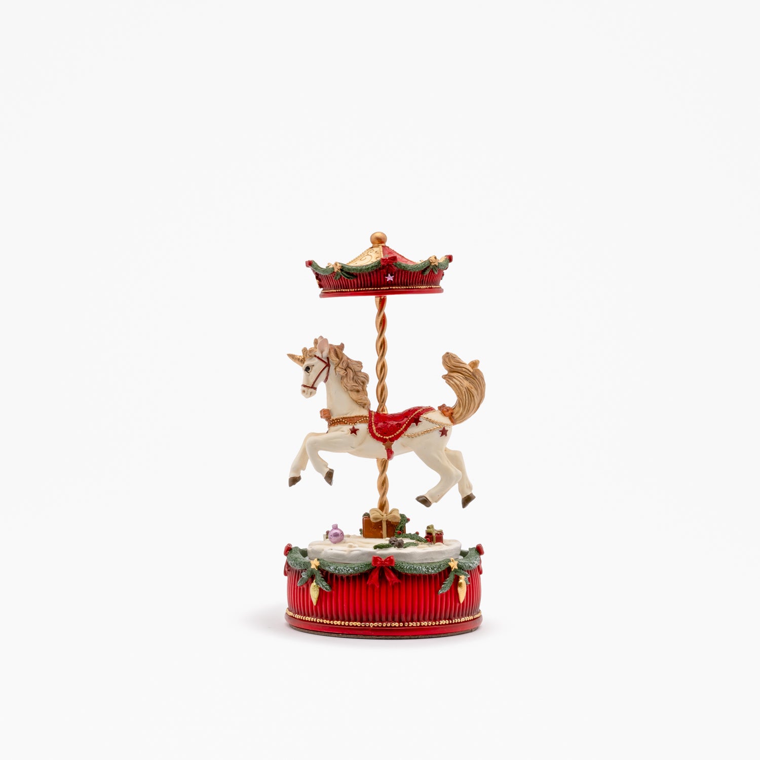 Carillon Cavallo Circus Rosso 21CM