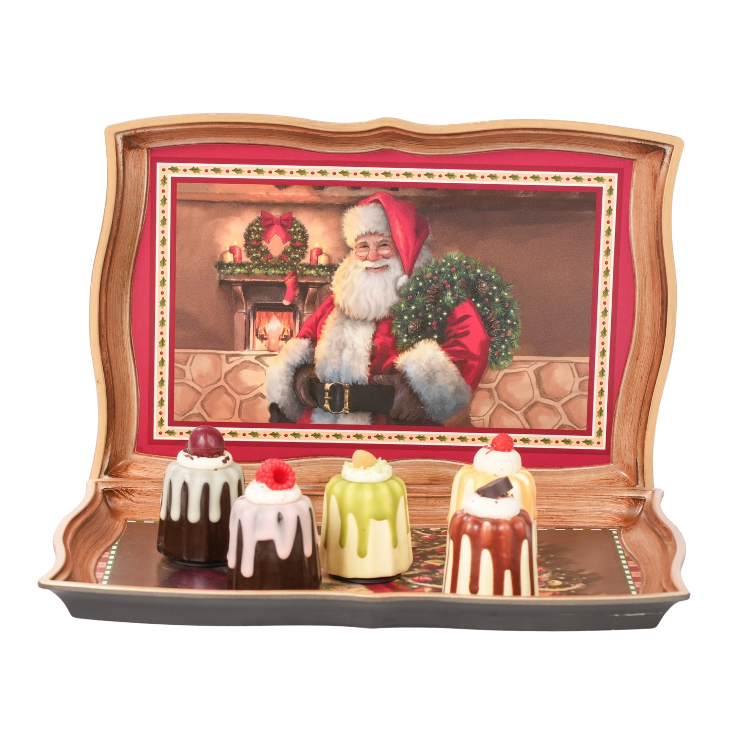 Vassoio Babbo Natale assortiti, 43x32x3CM