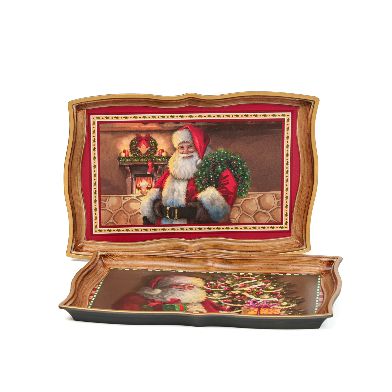Vassoio Babbo Natale assortiti, 43x32x3CM