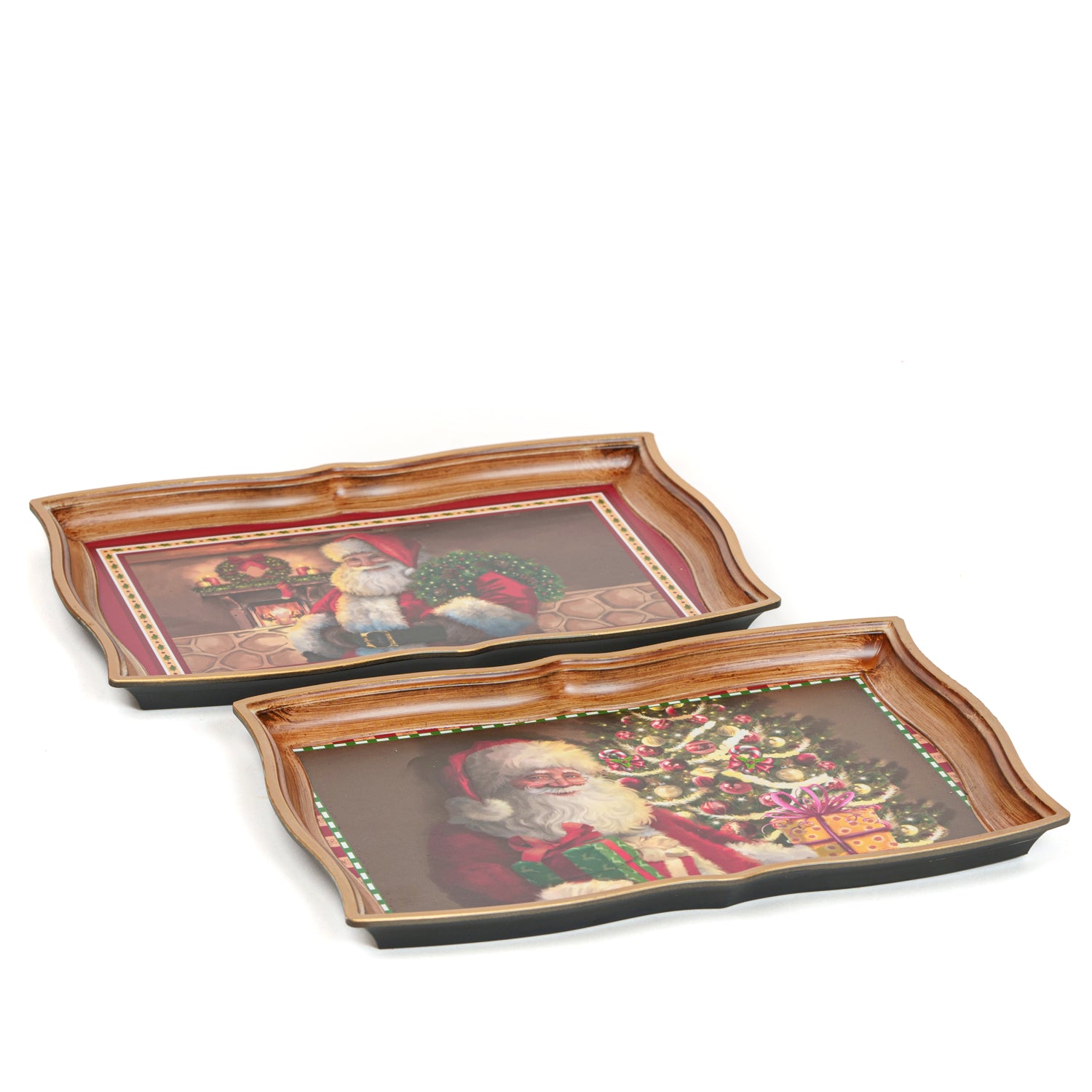 Vassoio Babbo Natale assortiti, 35x24x3CM