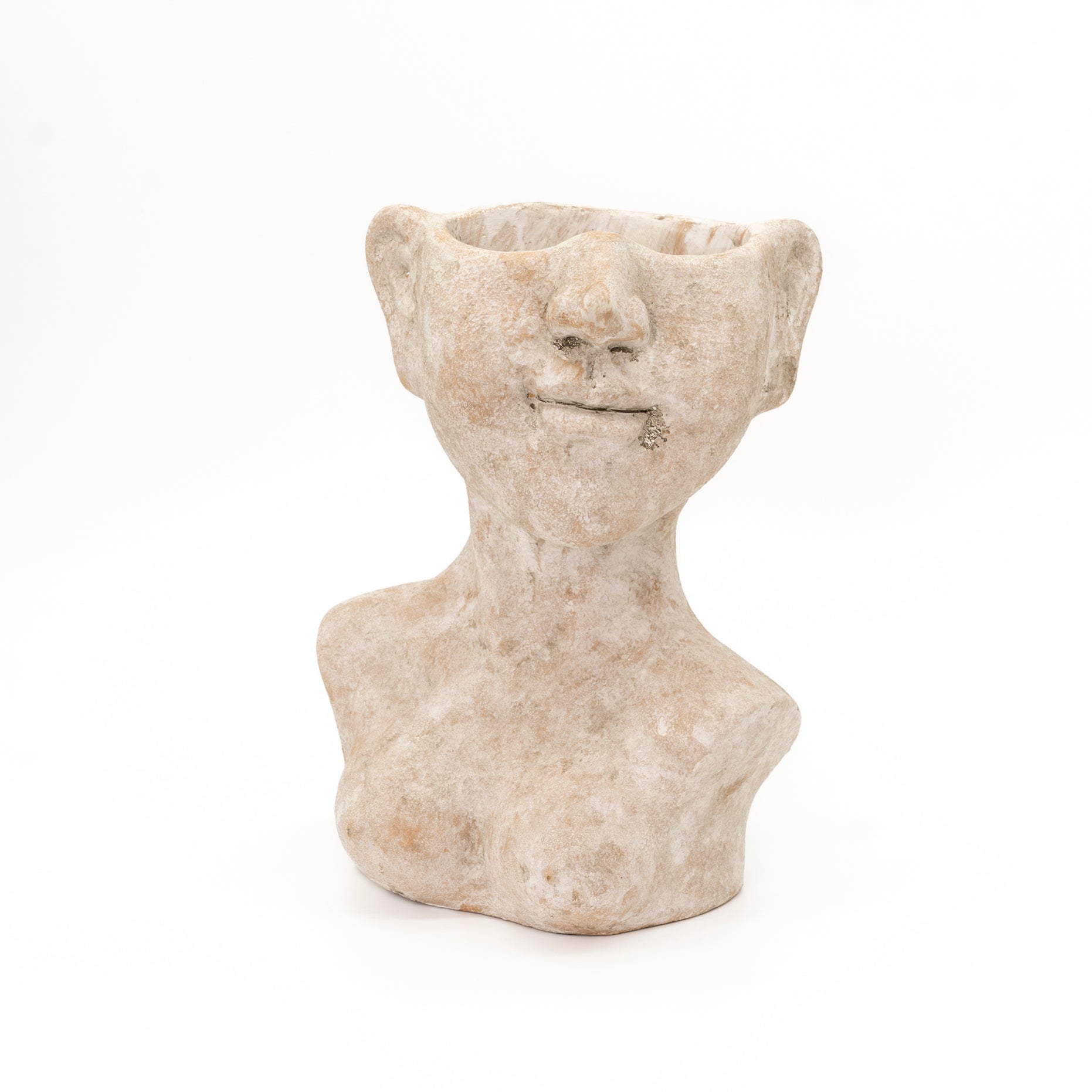 Vaso busto stone natural