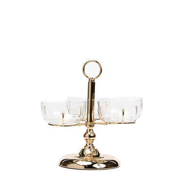 ALZATA 3 CIOTOLE APERITIVO VETRO