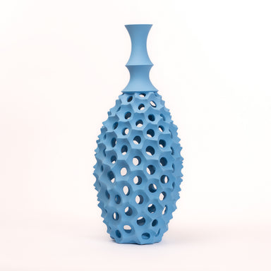 VASO TRAFORATO SLIM TURCHESE