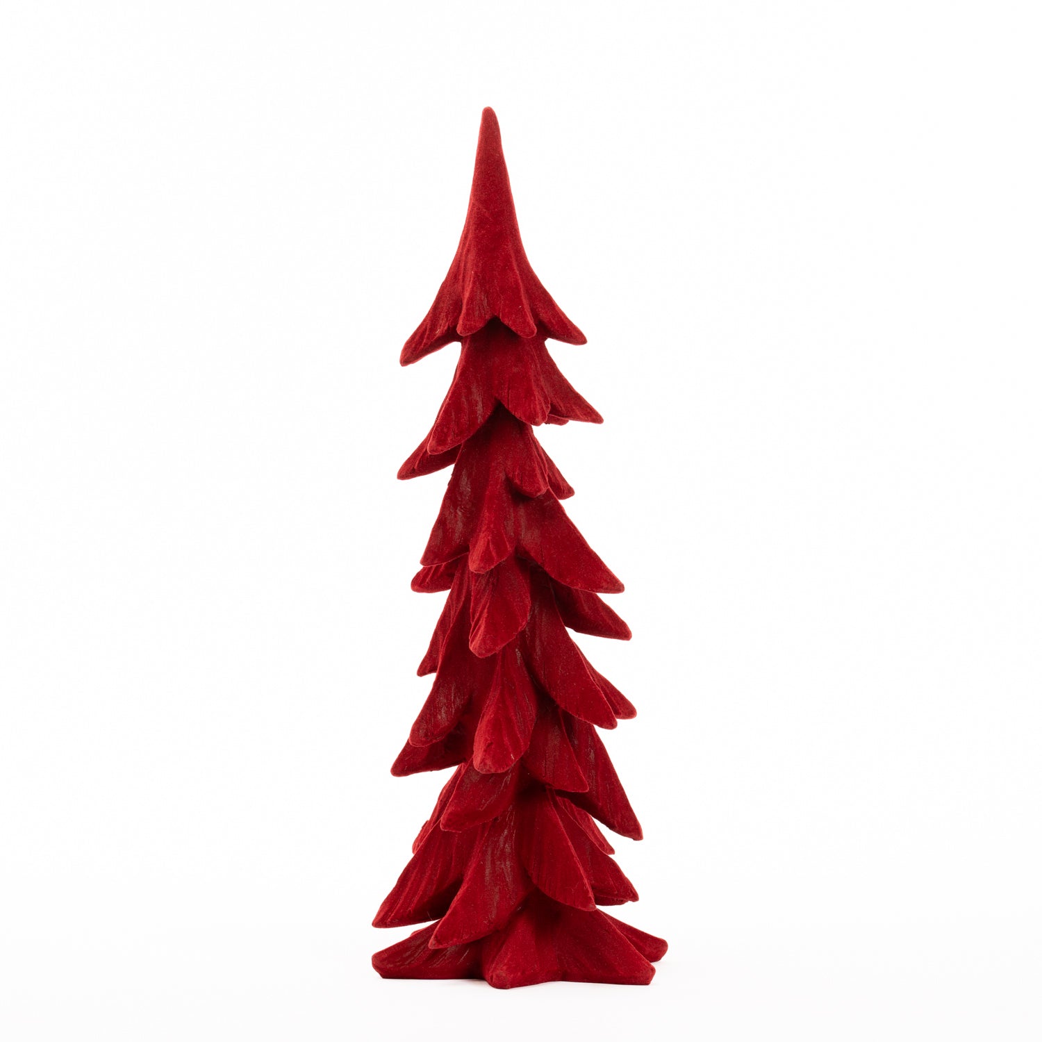 Albero in Velluto Rosso, H.44CM