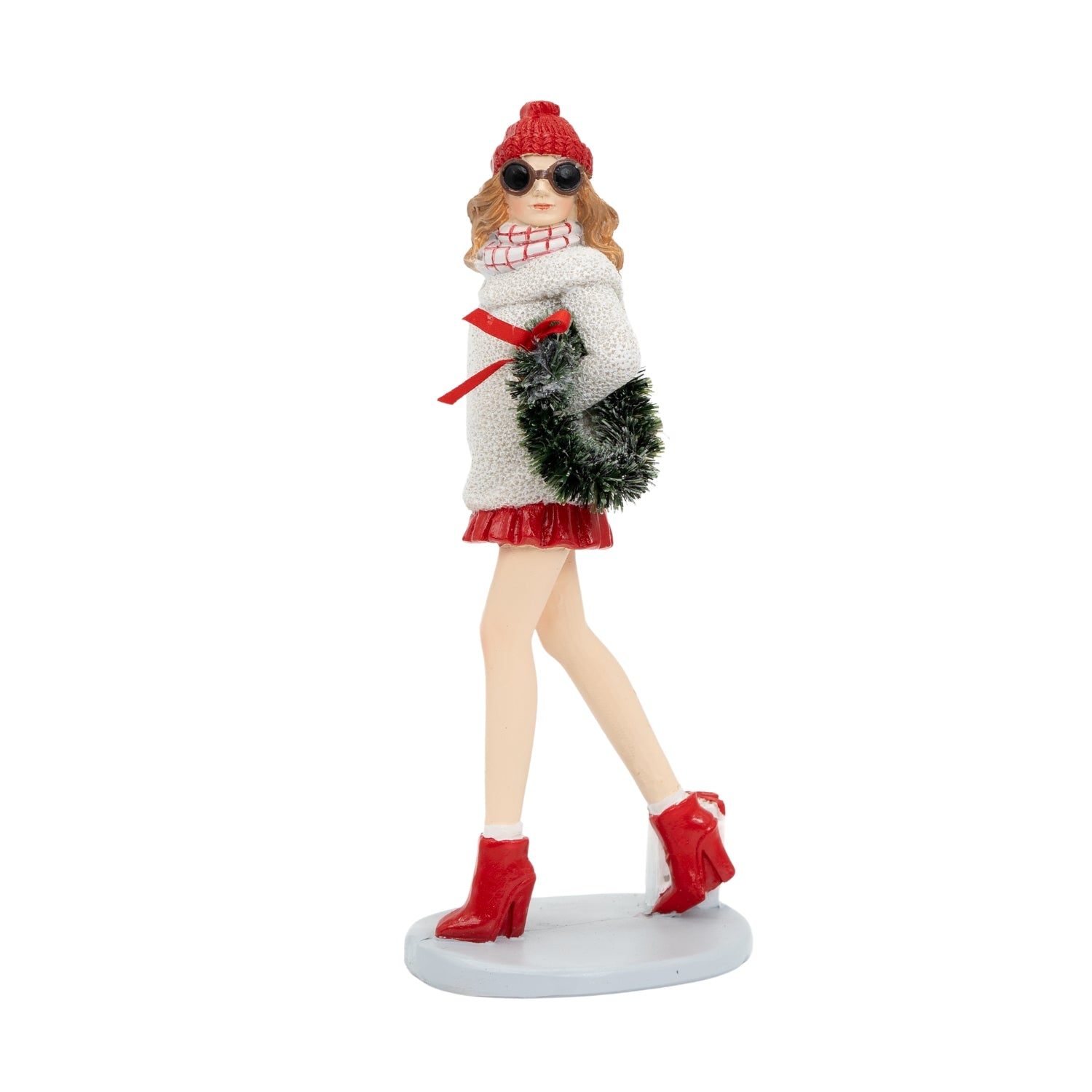 Statua Lady con ghirlanda corona, 18CM