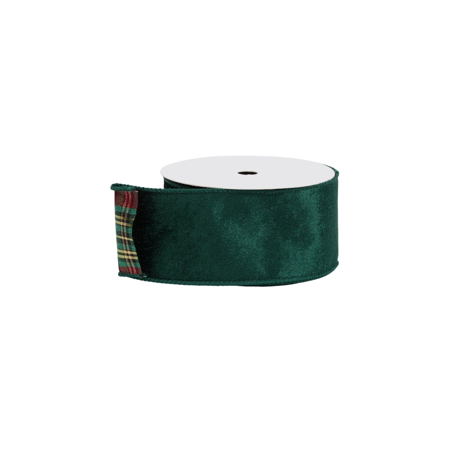 Nastro decorativo scozzese di colore verde. 6.3CMX9M