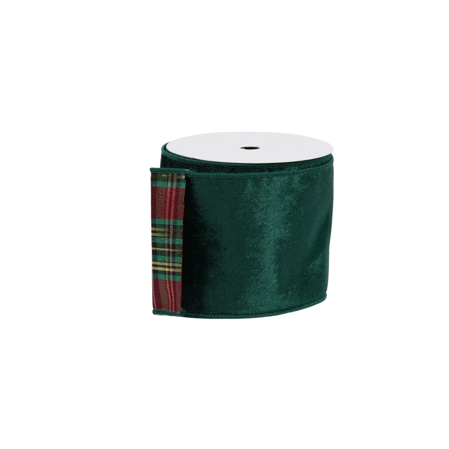 Nastro decorativo scozzese di colore verde. 10CMX4.5M