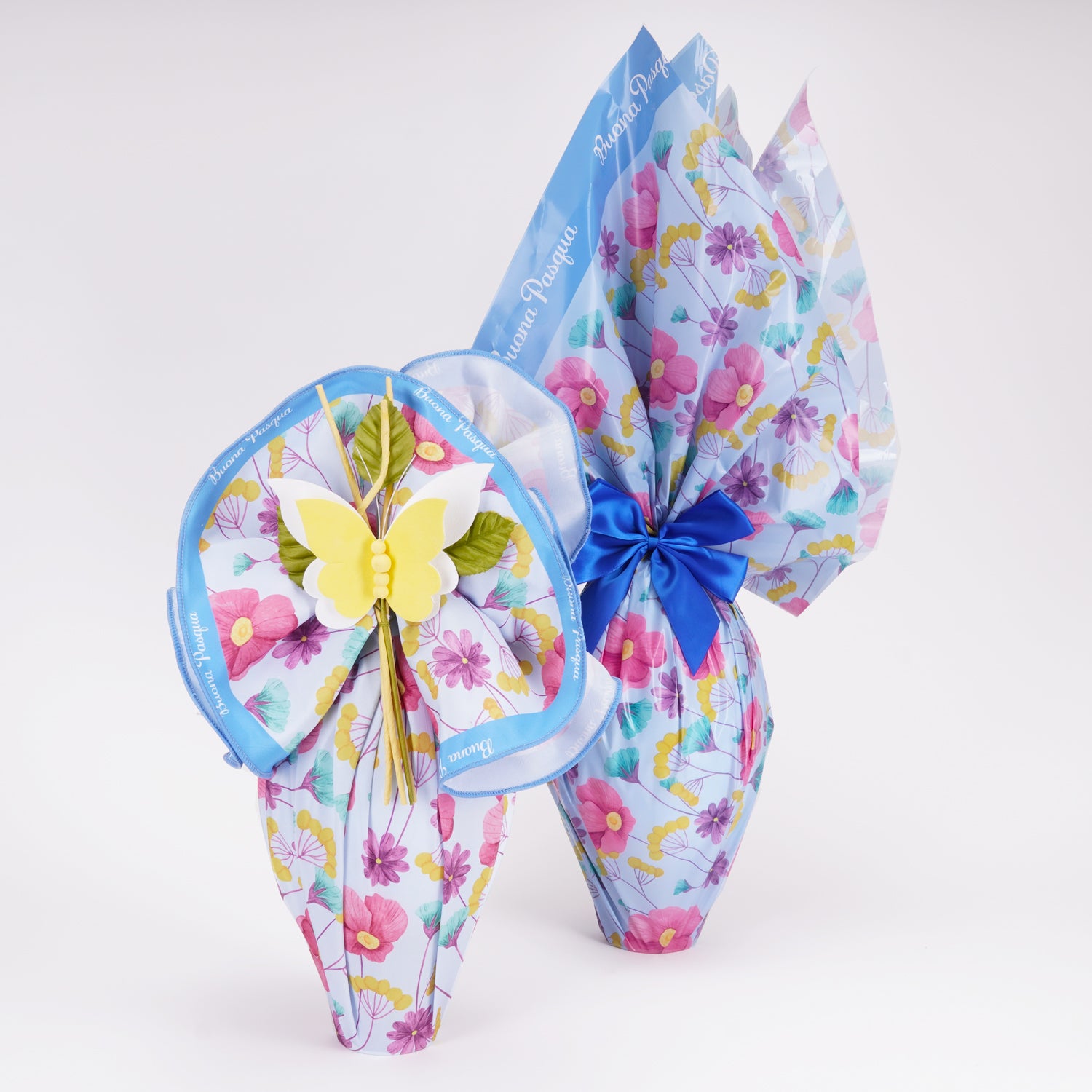 Tessuto per uova di pasqua e colombe 120cm, fantasia Floreale Carta da Zucchero
