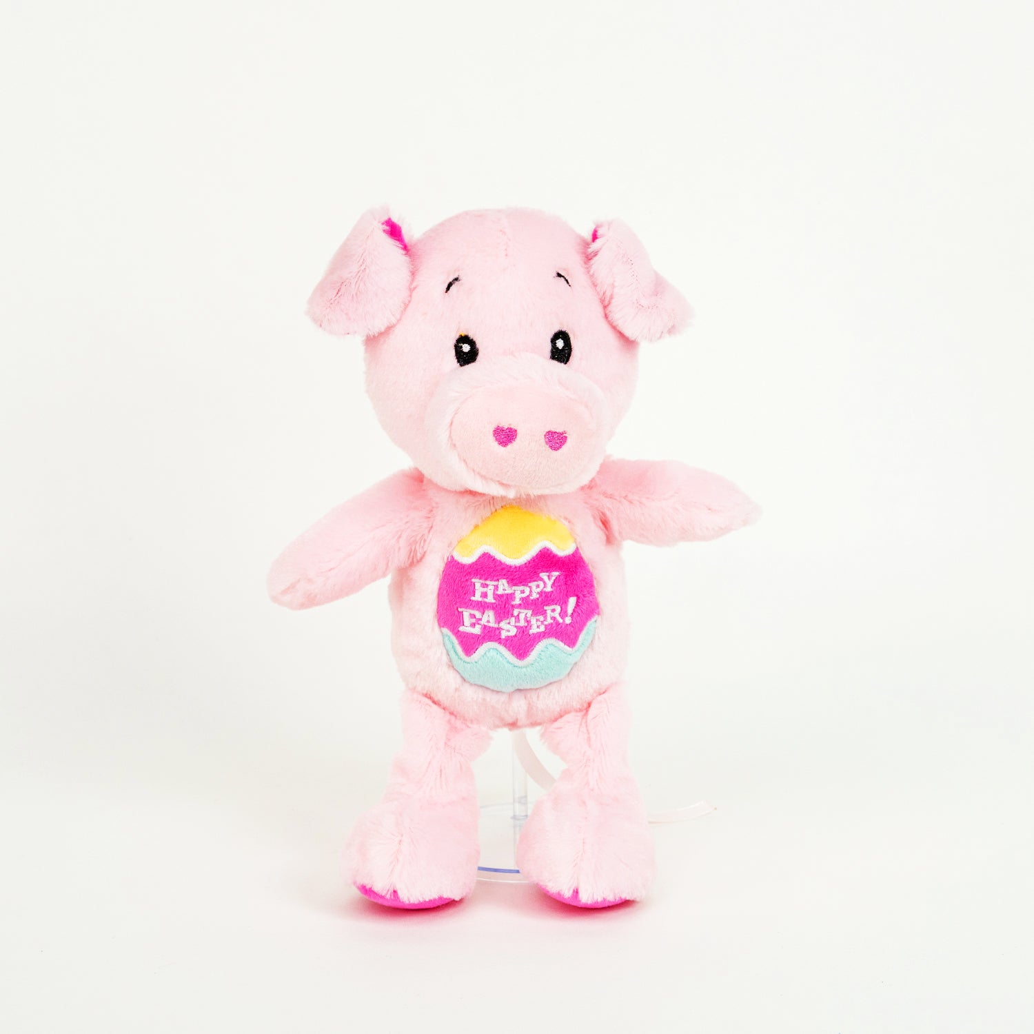 Peluche Animali della Fattoria con scritta Happy Easter, pupazzi per pasqua, idea regalo