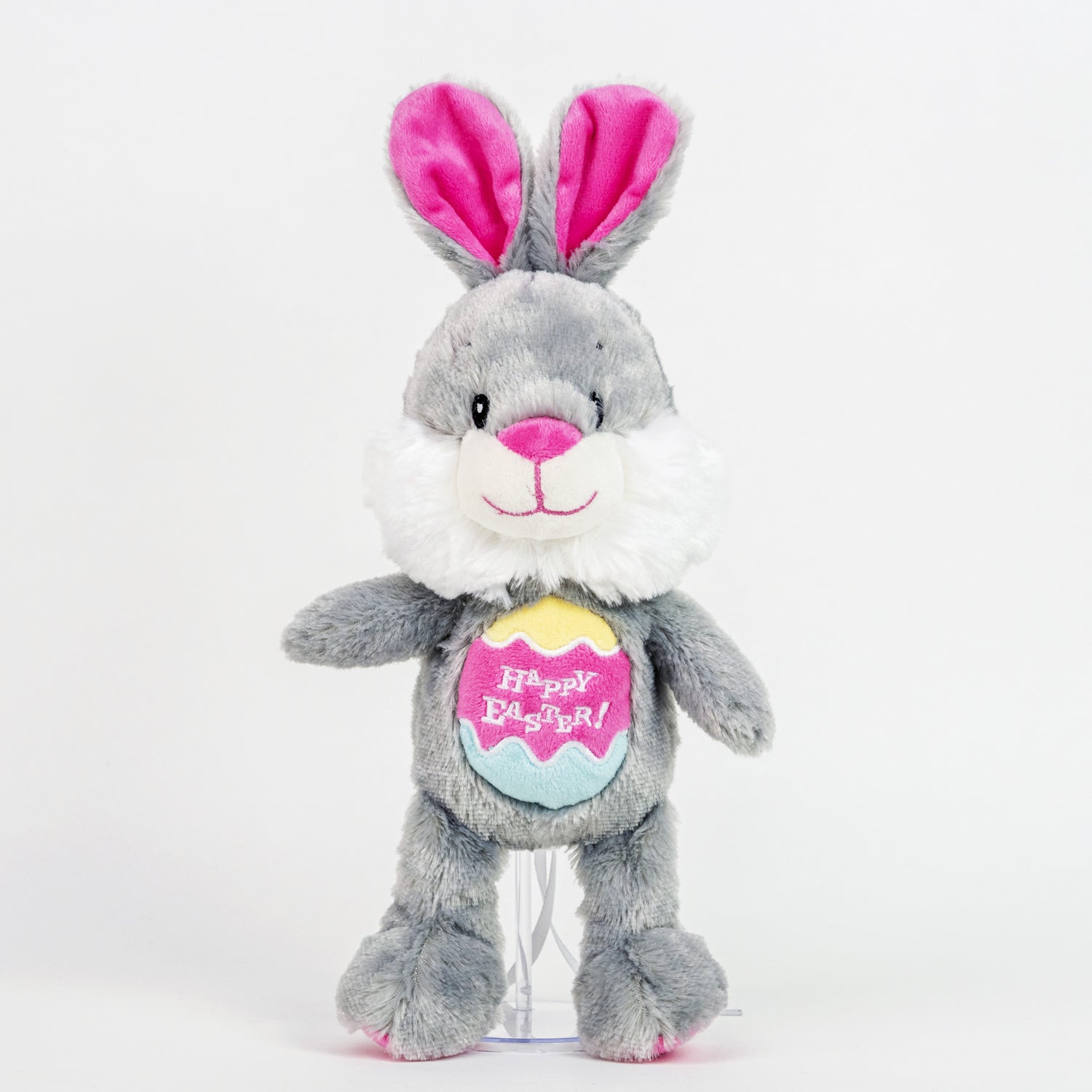 Peluche Animali della Fattoria con scritta Happy Easter, pupazzi per pasqua, idea regalo