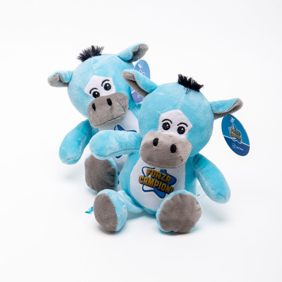 Peluche Mascotte Bianco e Azzurro, pupazzi per pasqua, idea regalo — De  Luca Collection